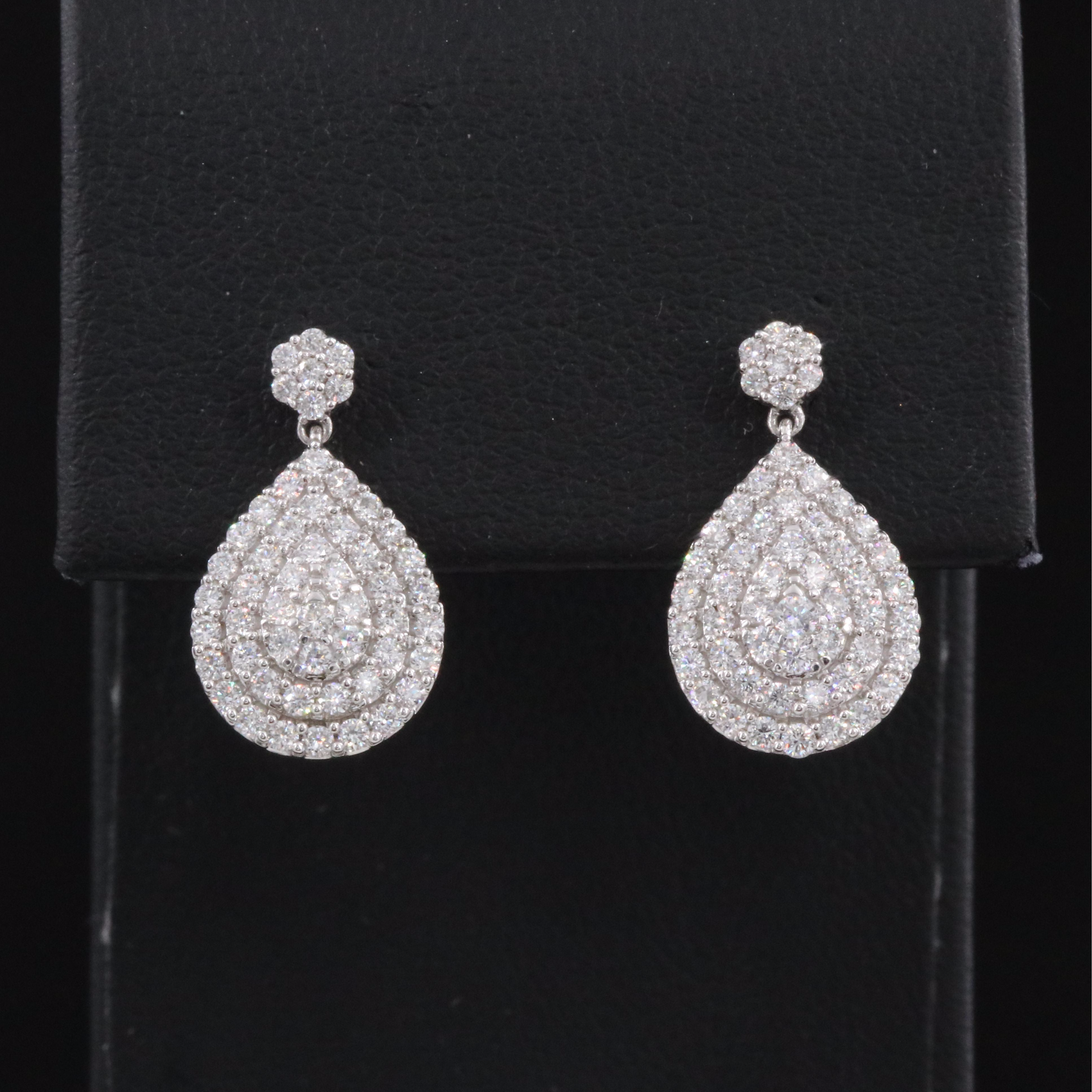 14K 1.03 CTW Lab Grown Diamond Drop Earrings