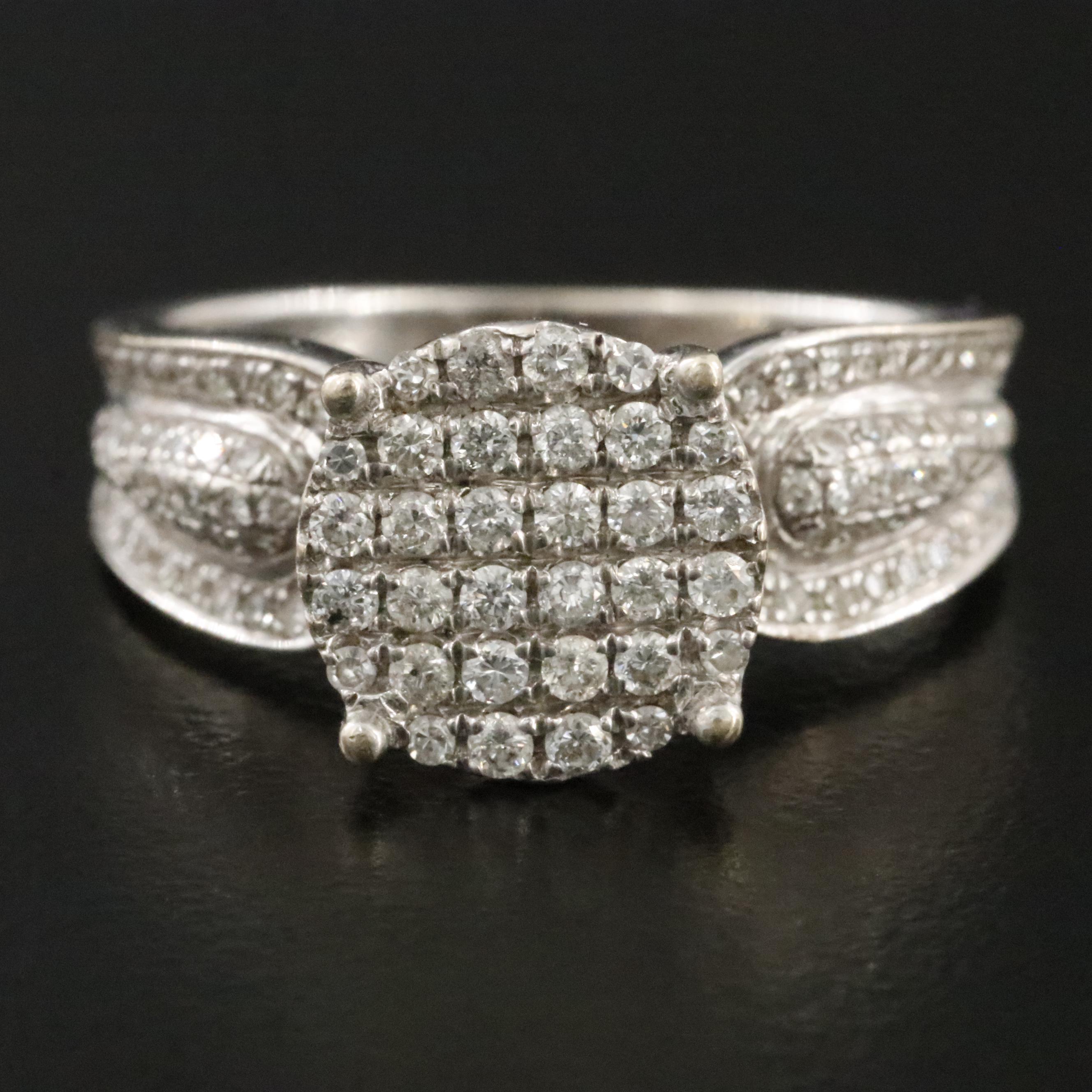 14K 0.90 CTW Diamond Ring