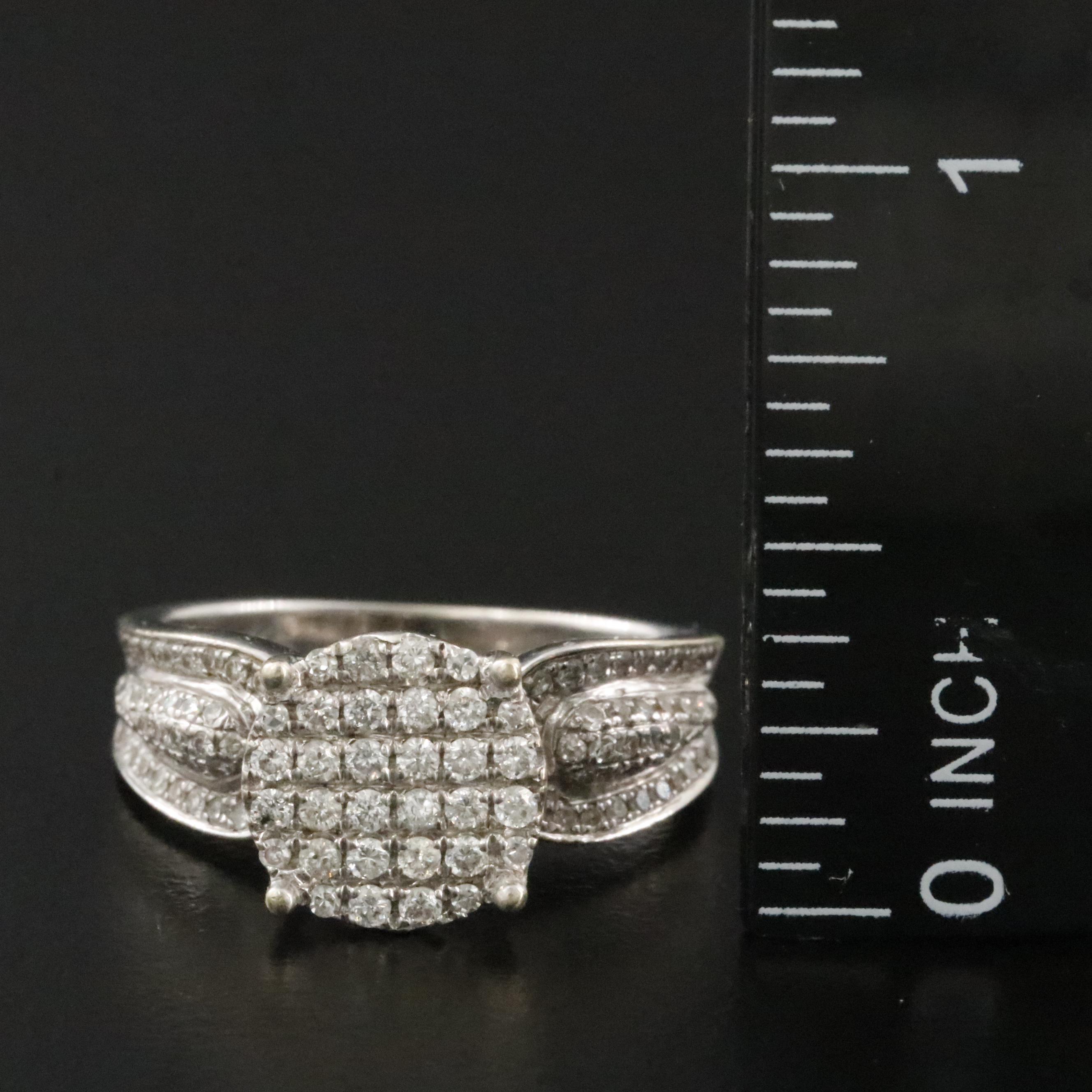 14K 0.90 CTW Diamond Ring