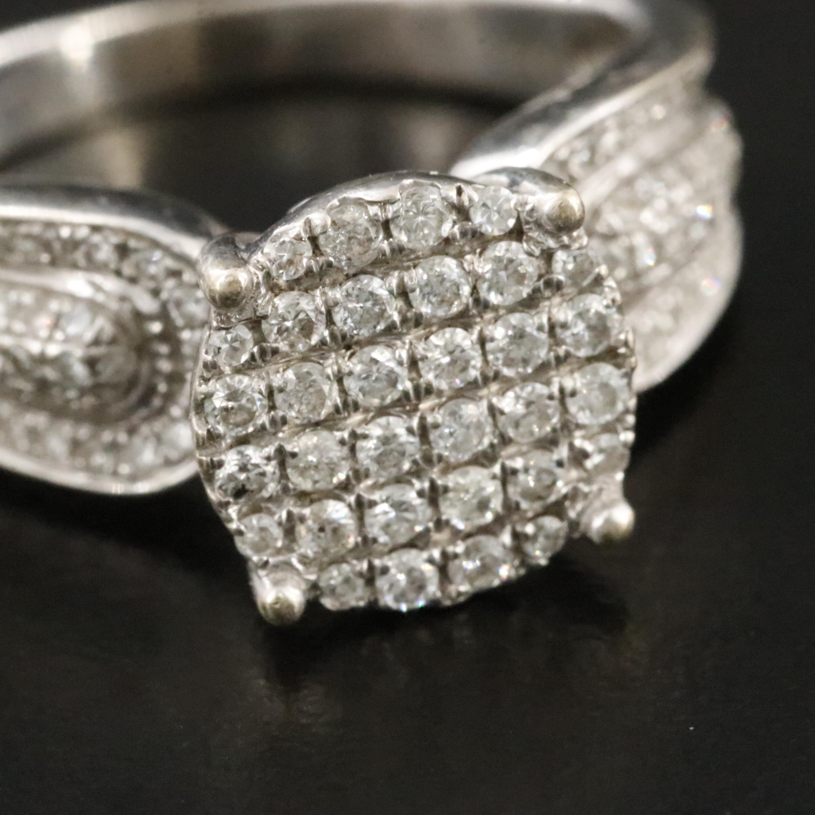 14K 0.90 CTW Diamond Ring