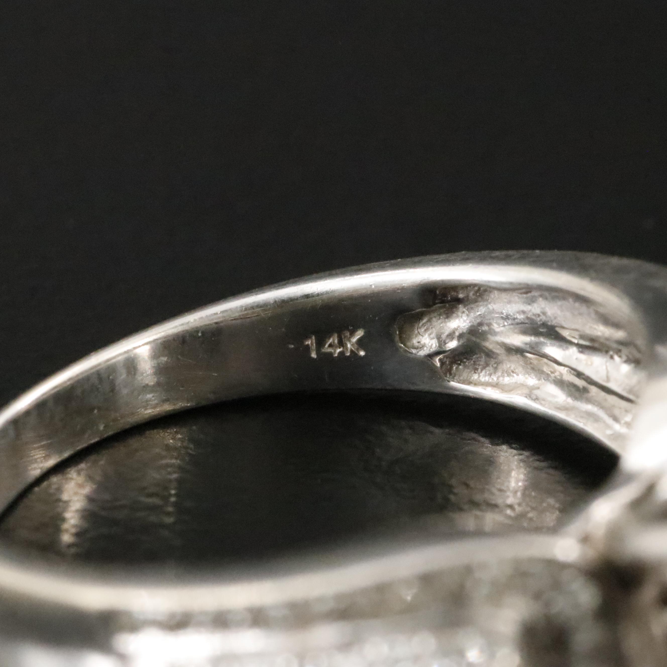 14K 0.90 CTW Diamond Ring