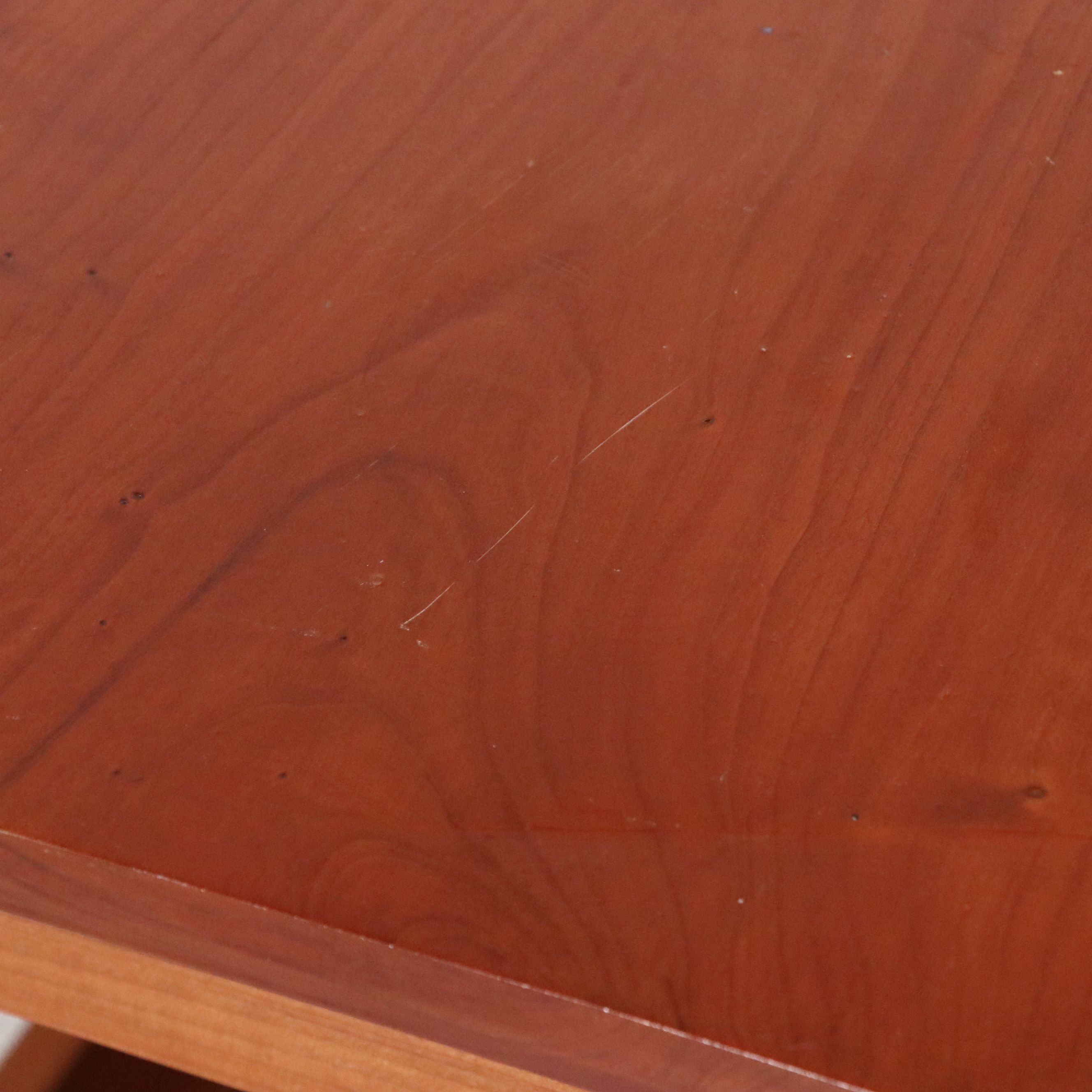 Bench-Made Cherry Drop-Leaf Side Table, Late 20th Century