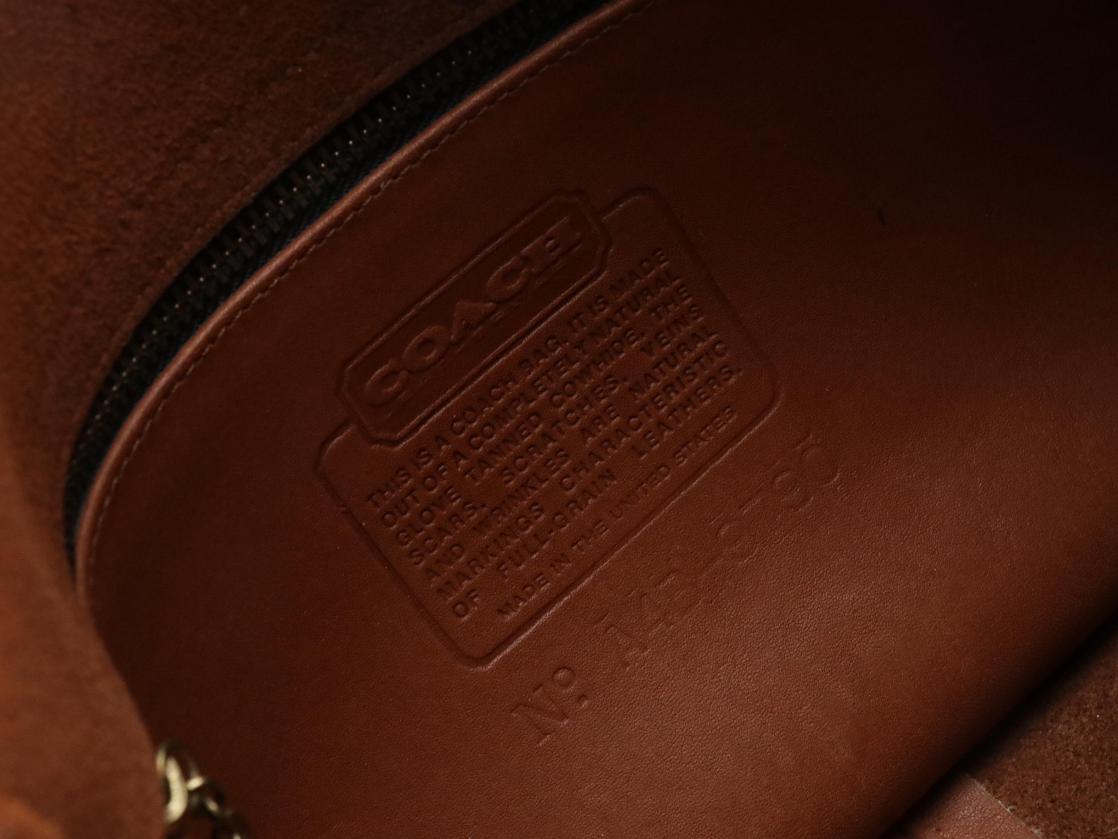 Coach City Bag 9790 in Glove-Tanned Cowhide, Made in USA