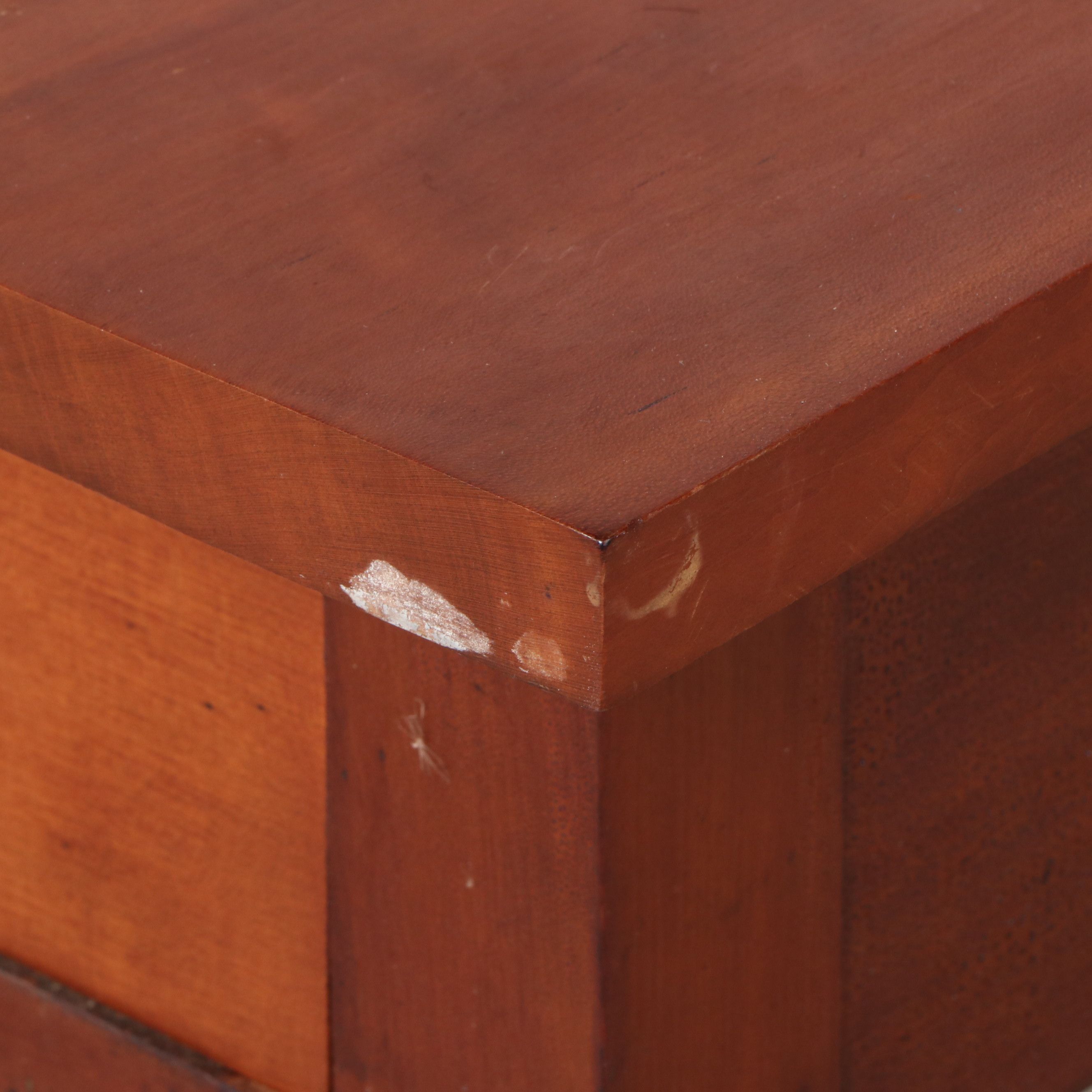 Two Sheraton Style Mixed Hardwood One-Drawer Stands