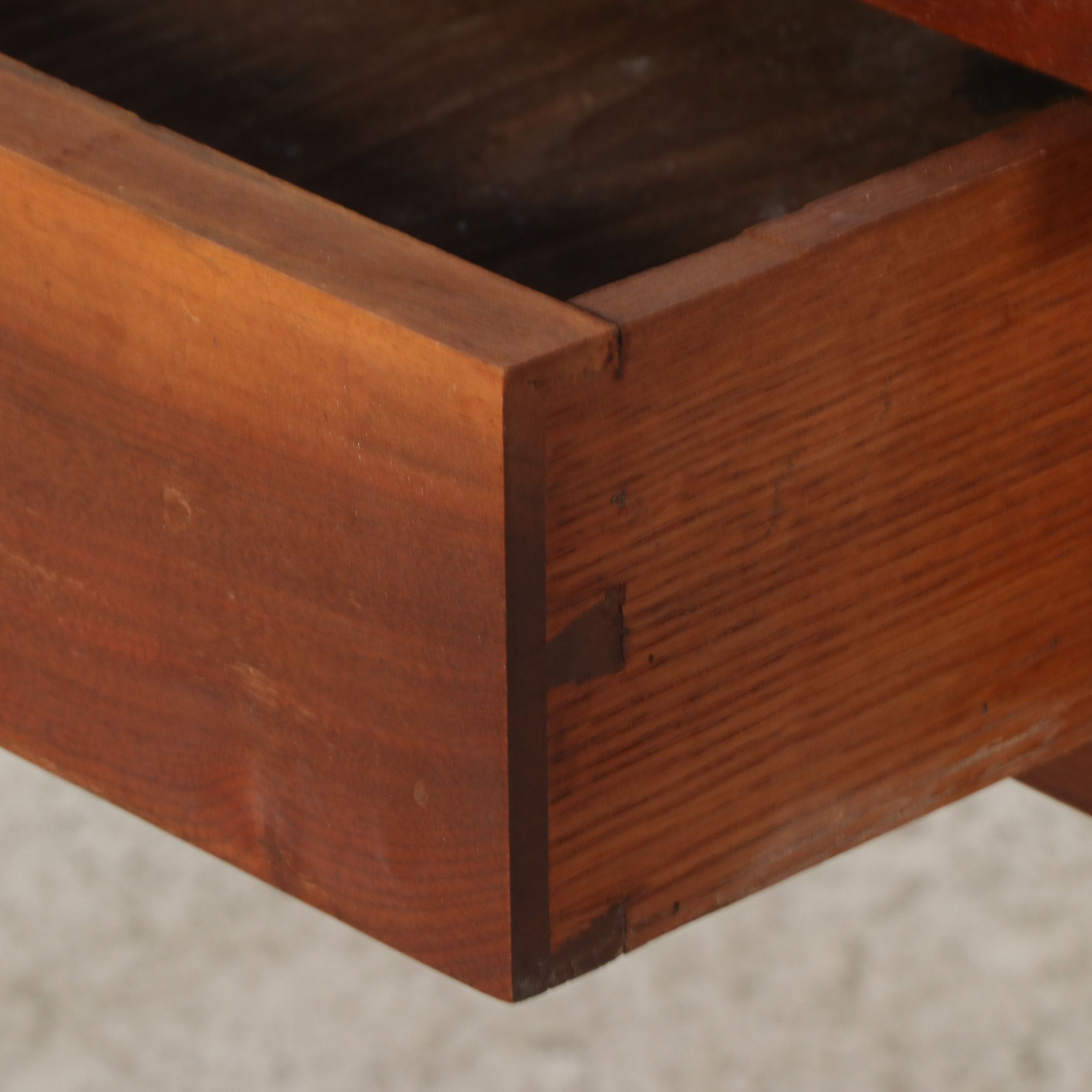 Two Sheraton Style Mixed Hardwood One-Drawer Stands