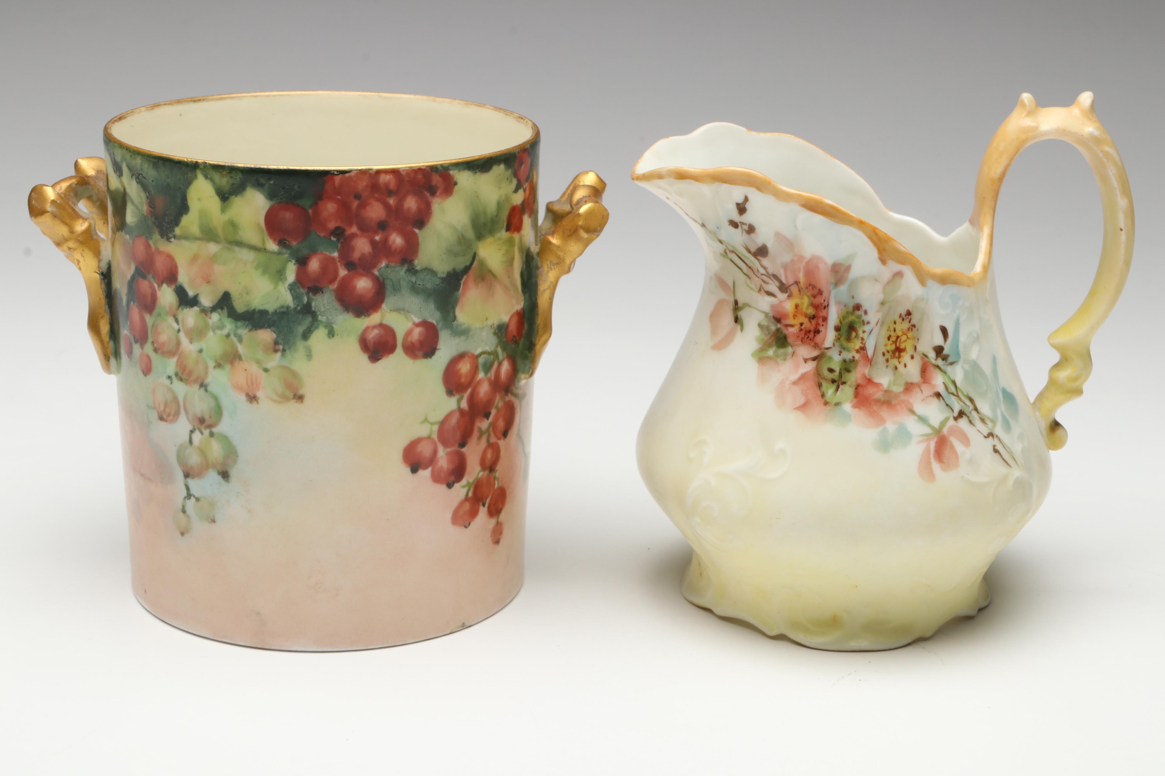 Hobbyist Hand-Painted with Other Porcelain and Glass Tableware