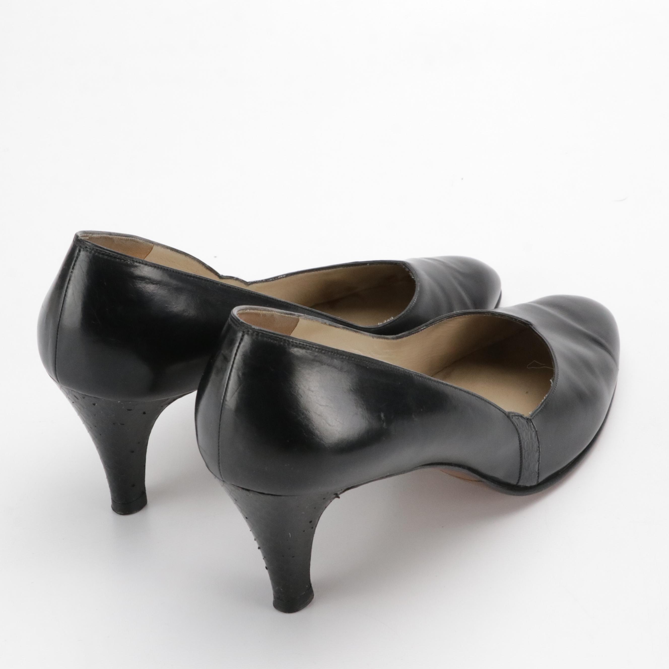 Salvatore Ferragamo and Cole Haan Leather Vara Bow Pumps, Pumps and Slingbacks