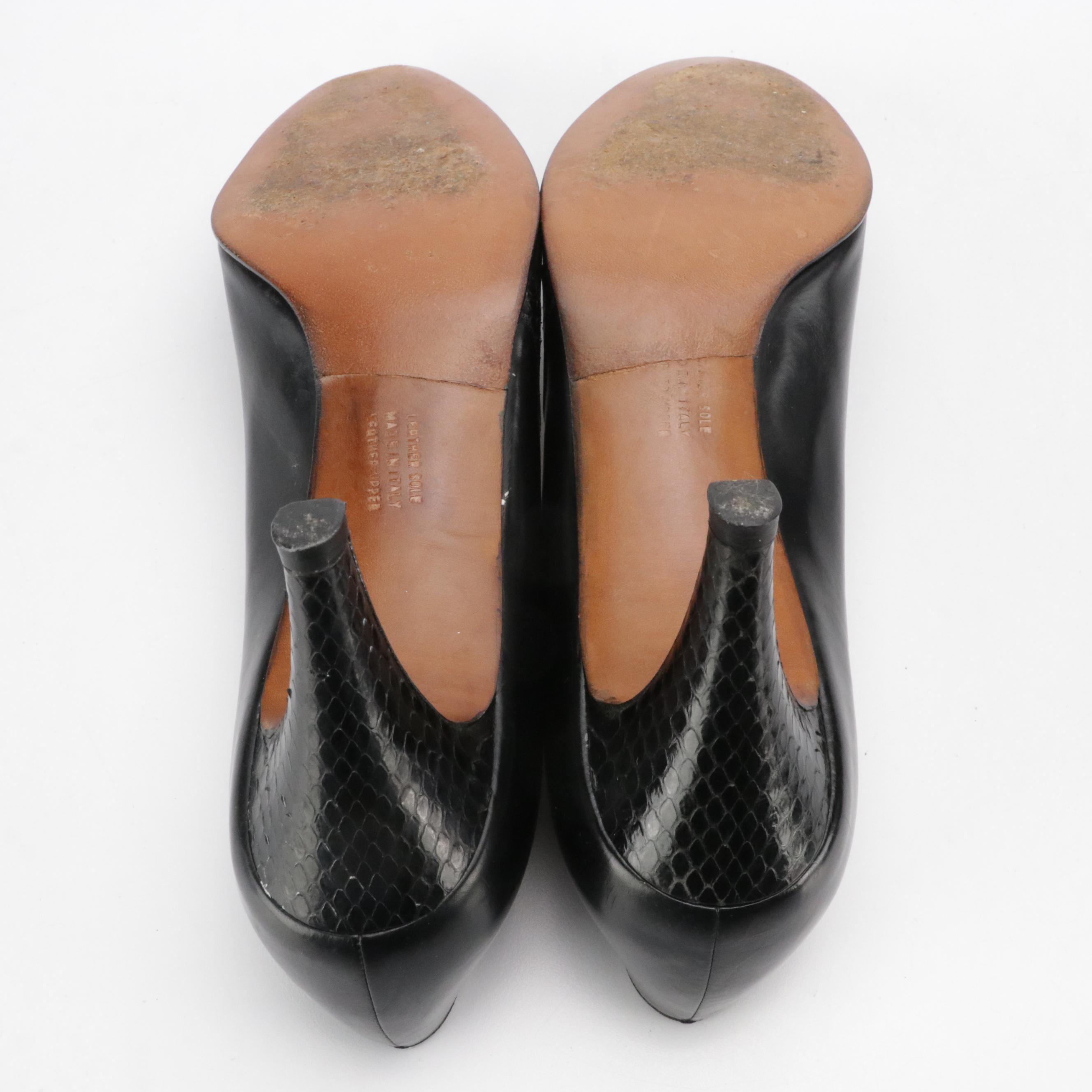 Salvatore Ferragamo and Cole Haan Leather Vara Bow Pumps, Pumps and Slingbacks