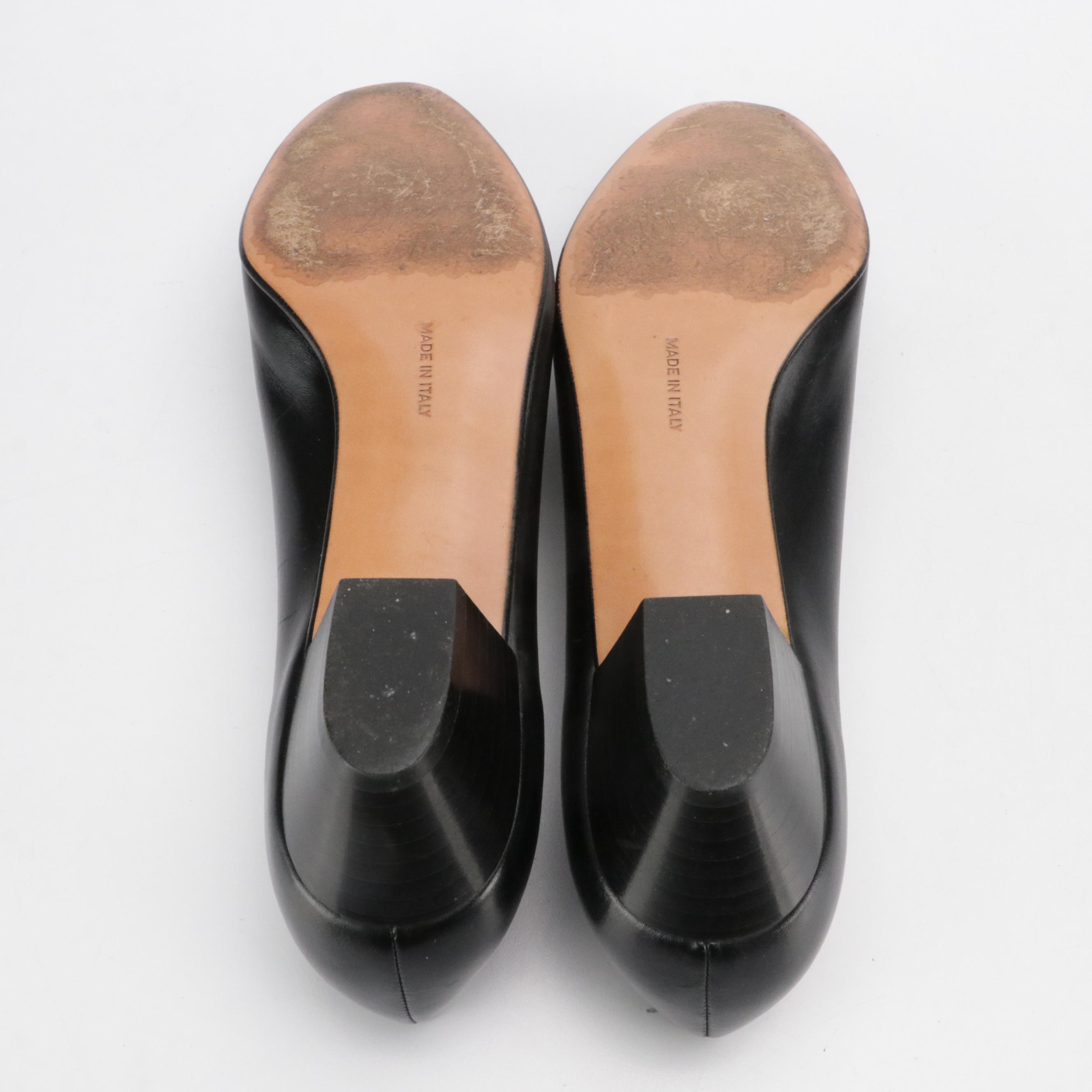 Salvatore Ferragamo and Cole Haan Leather Vara Bow Pumps, Pumps and Slingbacks