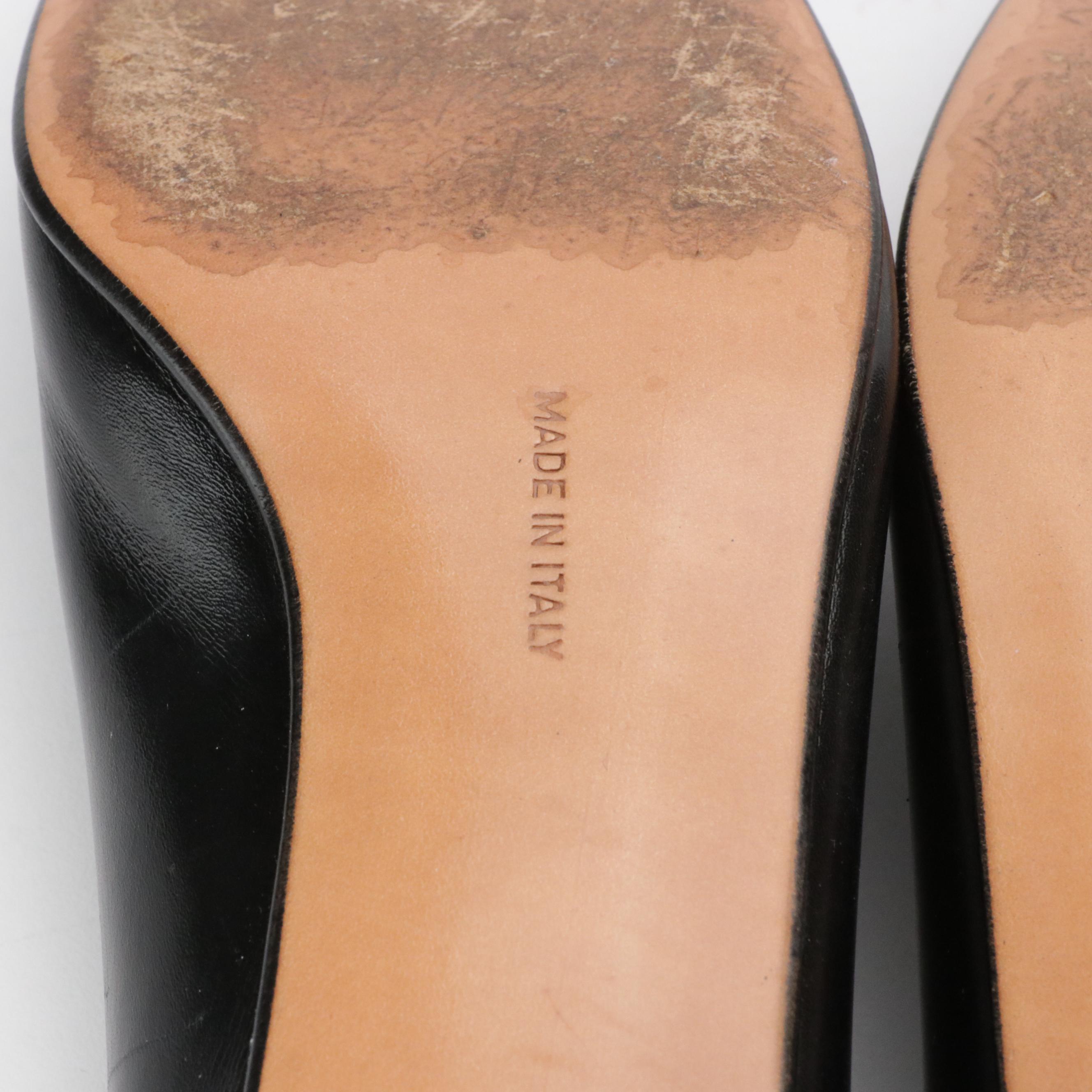 Salvatore Ferragamo and Cole Haan Leather Vara Bow Pumps, Pumps and Slingbacks