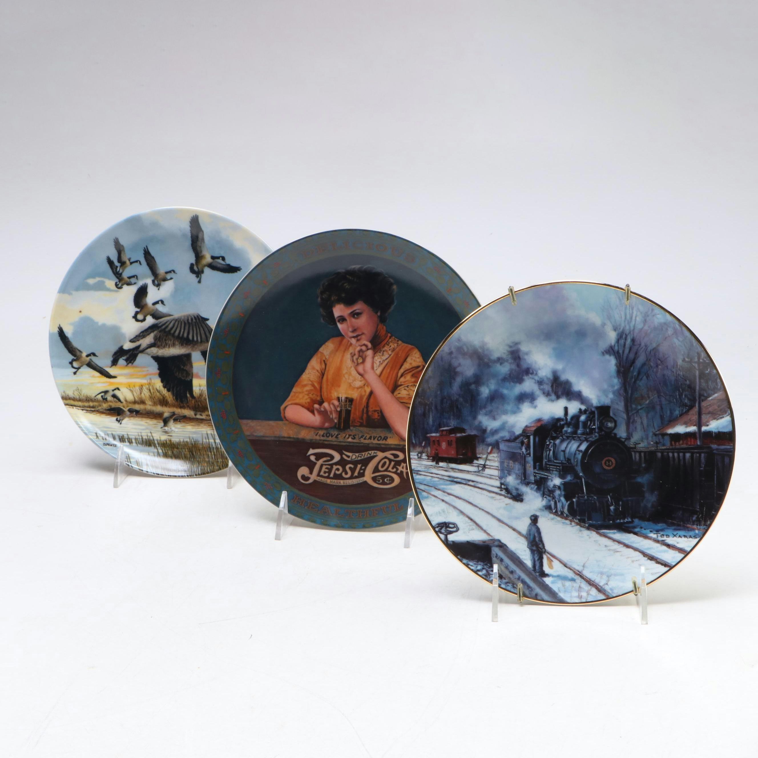 The Hamilton Collection Winter Rails "East Broad Top" and More Collector Plates