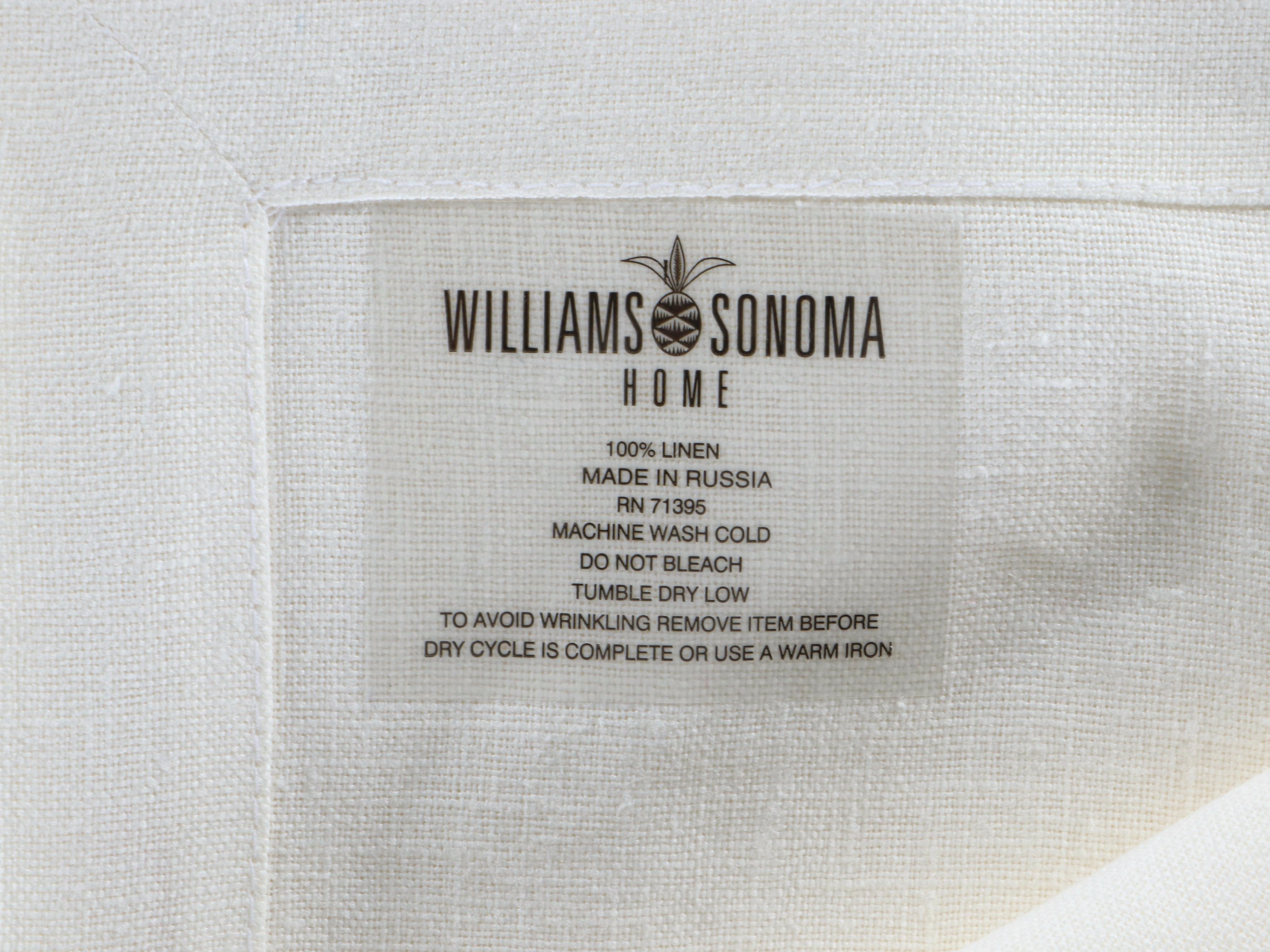 Williams-Sonoma Linen Napkins, Linea Casa Tablecloth, and More Table Linens