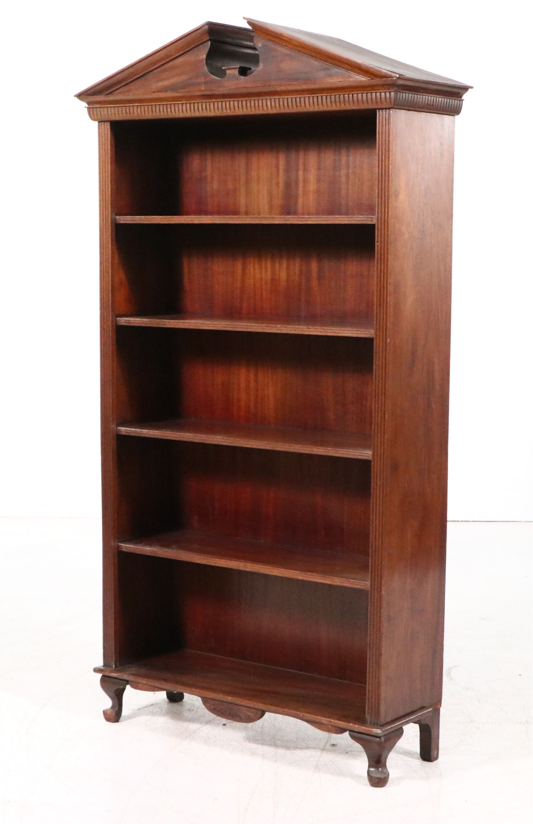 Bench-Made Federal Style Bookcase, Late 20th Century