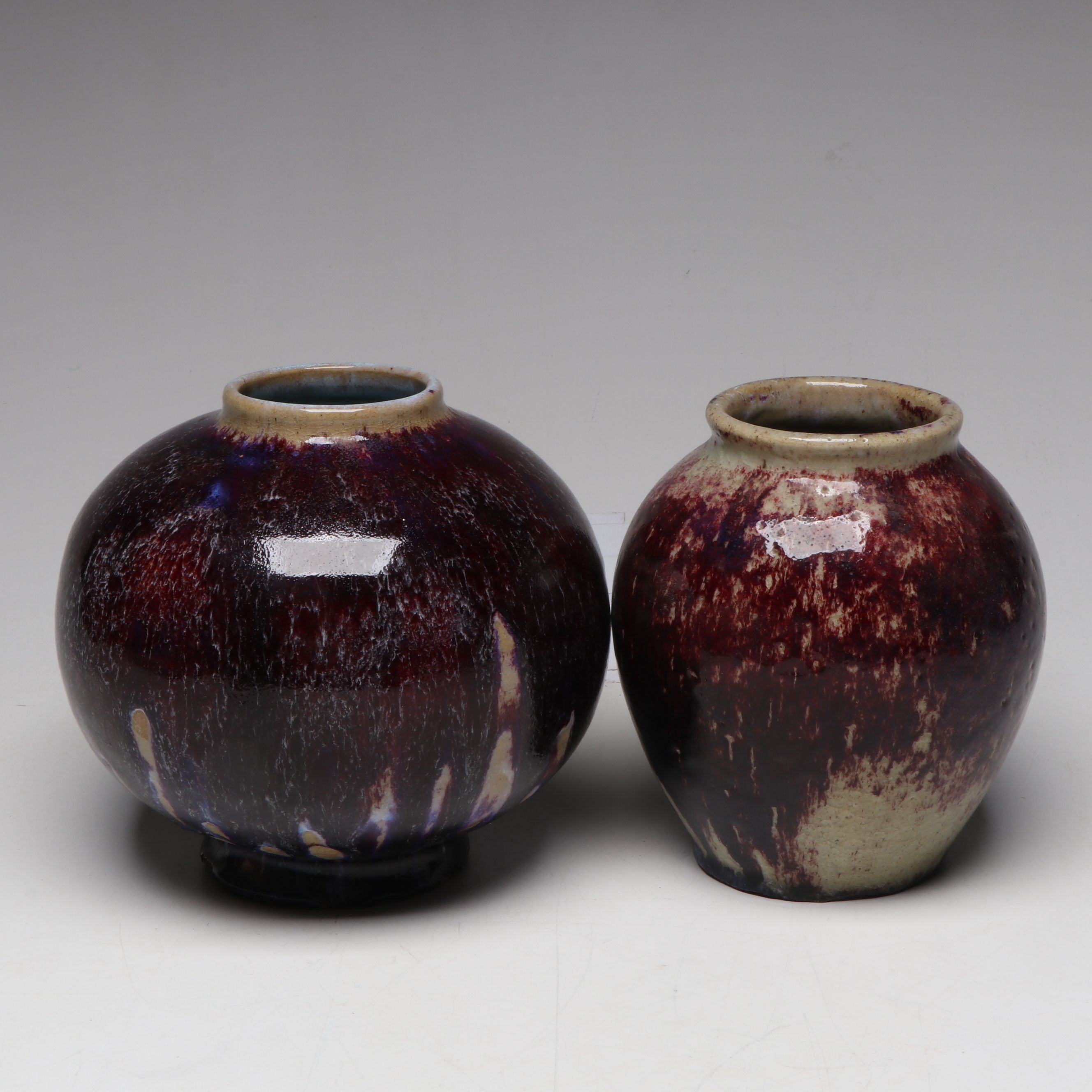 Lutz Drip Glaze Ceramic Vases