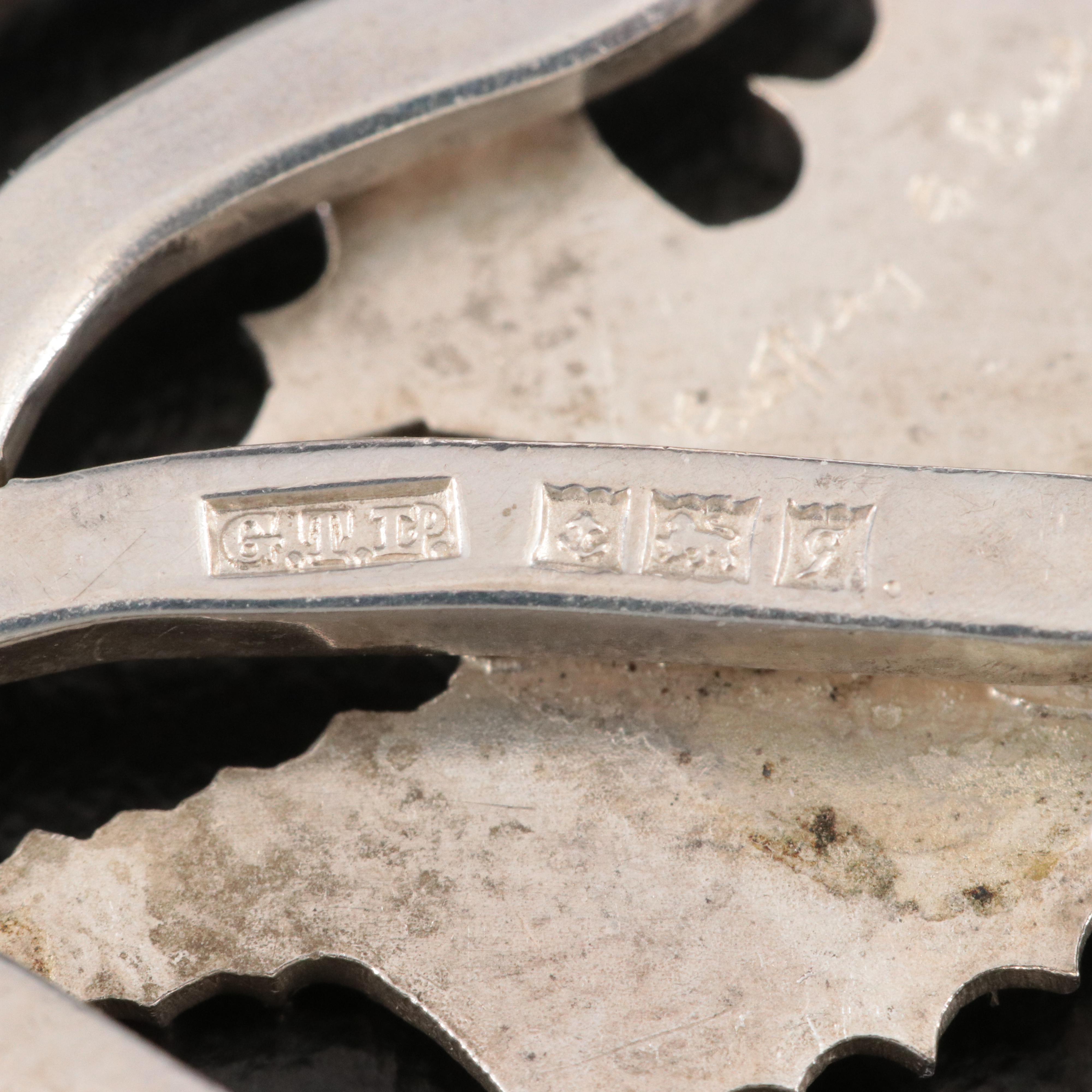 1950s Geoffrey Bellamy for George Tarratt Sterling Seahorse Brooch