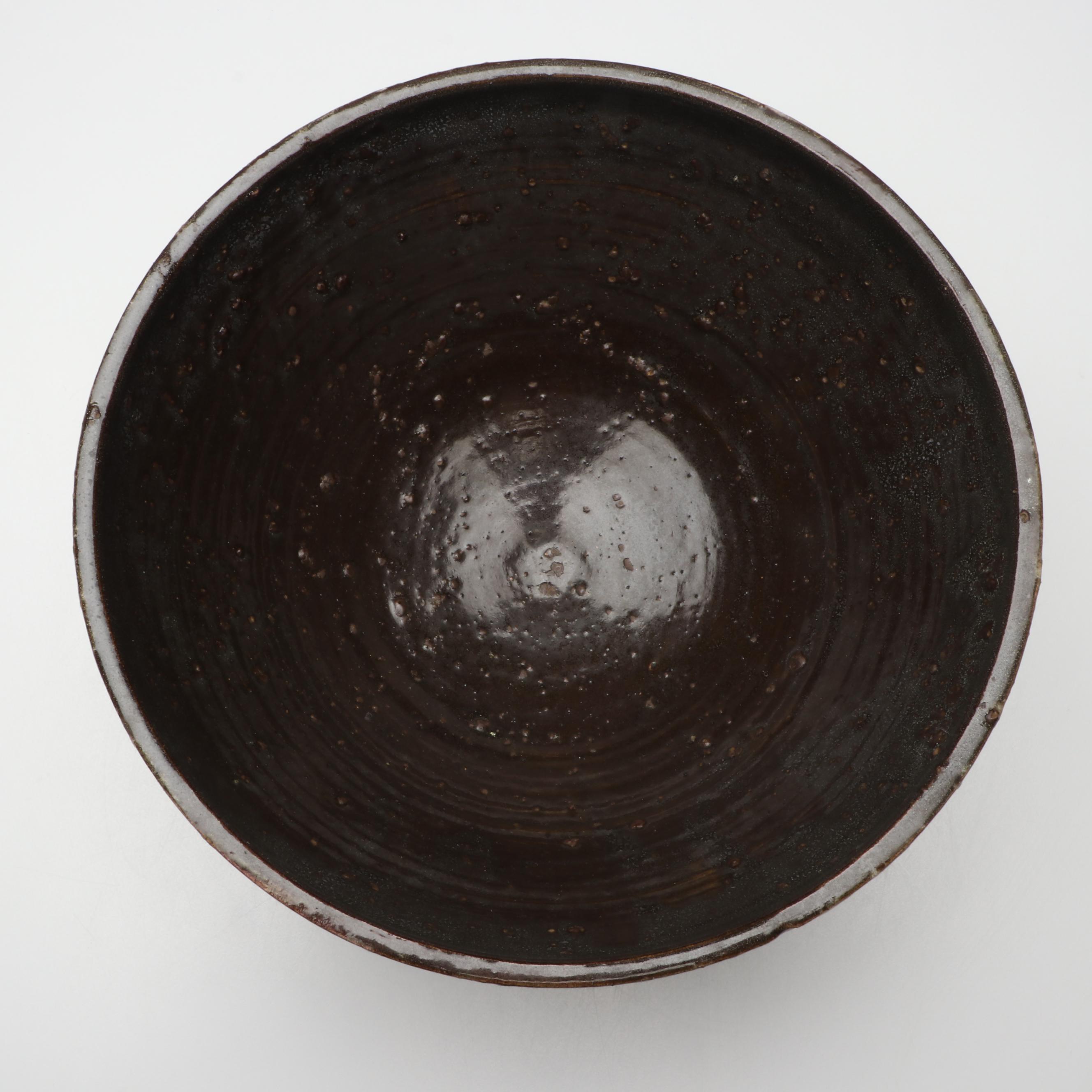 Lutz Speckled Glaze Art Pottery Bowls