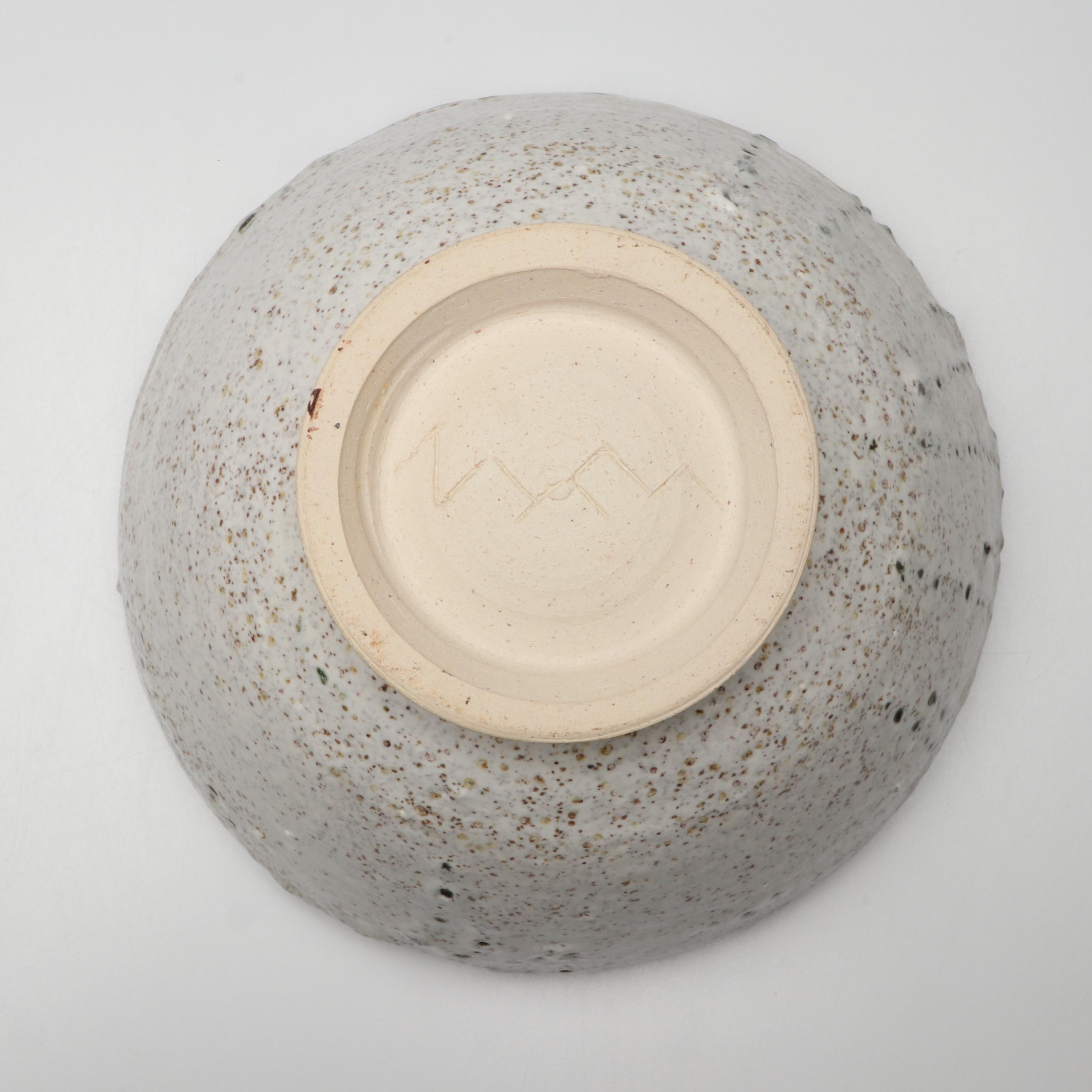 Lutz Speckled Glaze Art Pottery Bowls