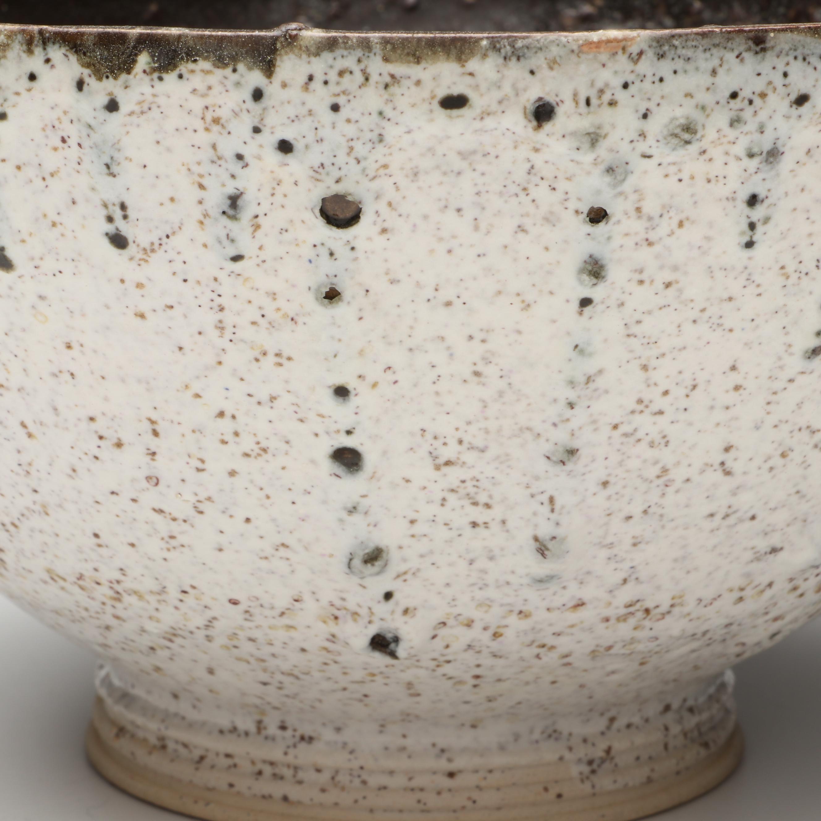 Lutz Speckled Glaze Art Pottery Bowls