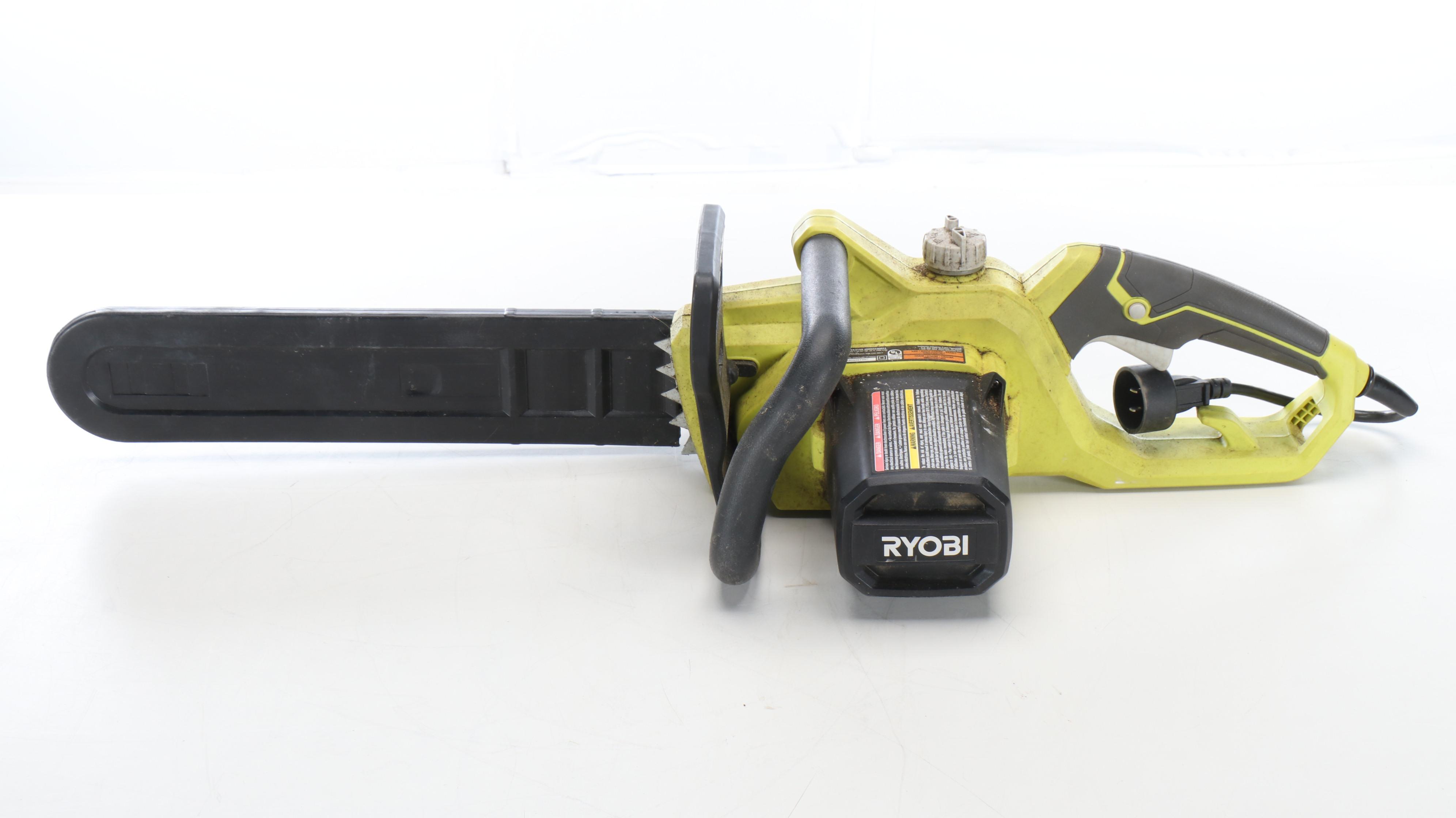 Ryobi 16" Chainsaw and String Trimmer