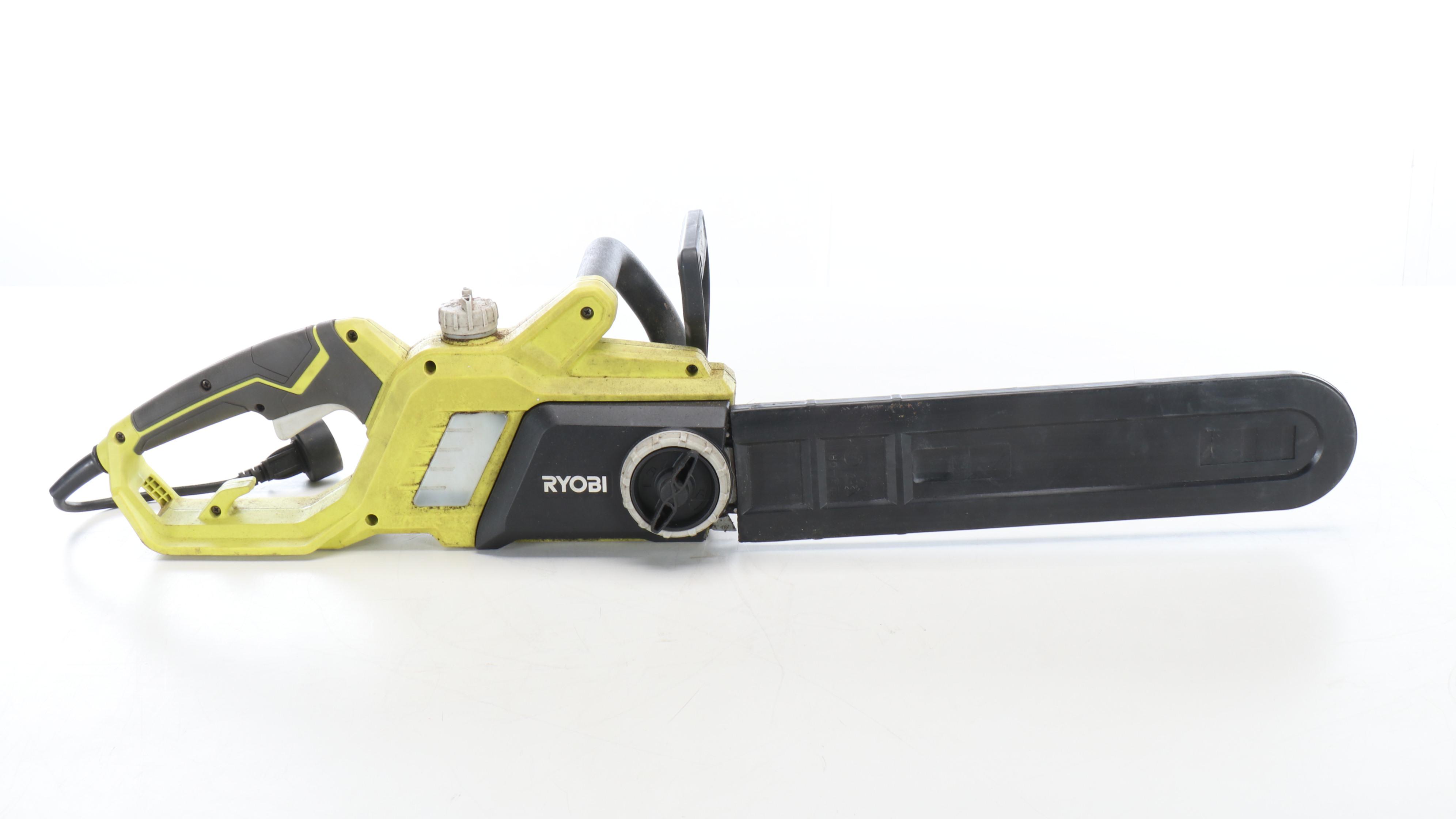 Ryobi 16" Chainsaw and String Trimmer