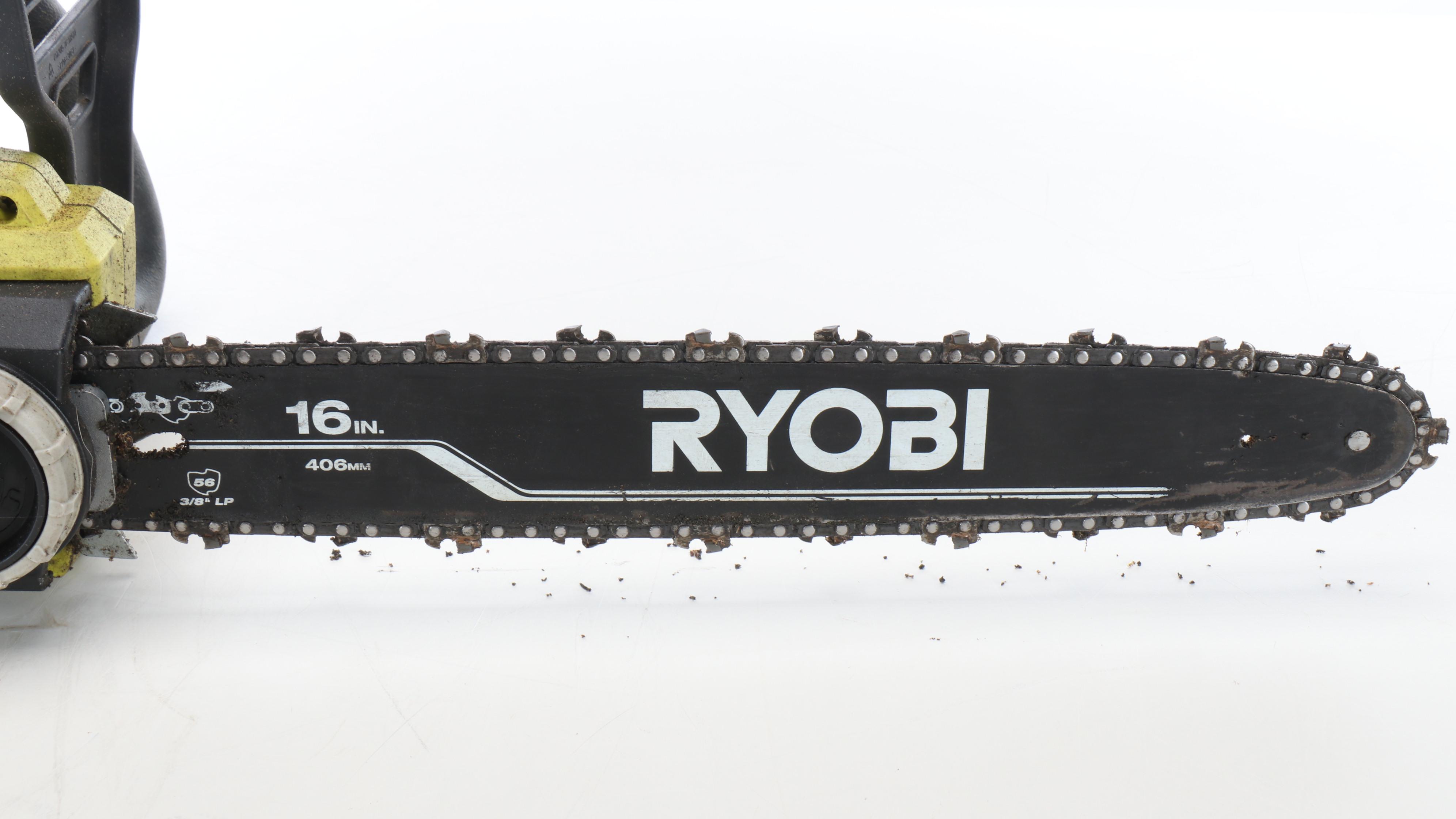 Ryobi 16" Chainsaw and String Trimmer