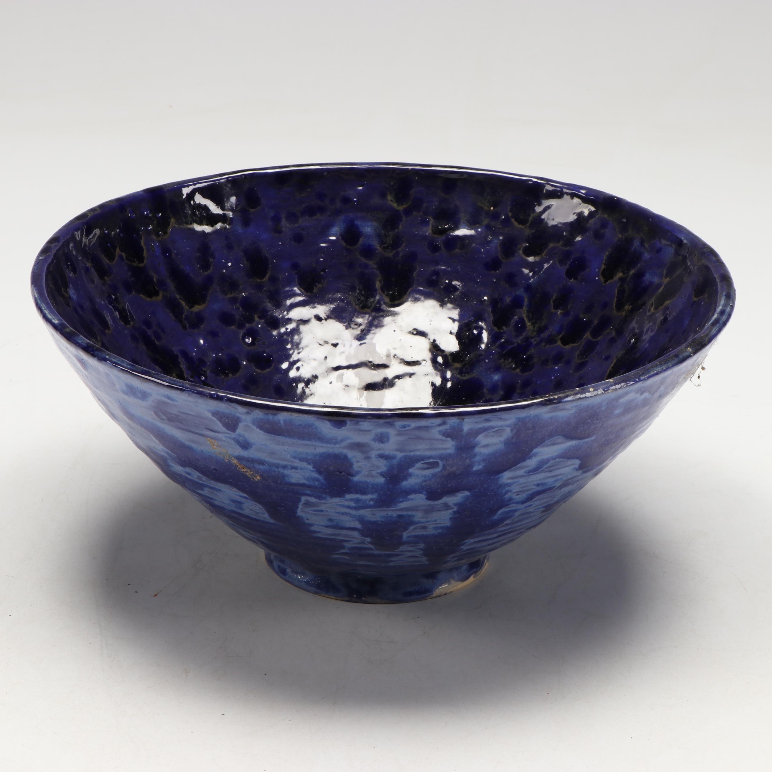 W. Lutz Art Pottery Vases and Bowls, Late 20th Century