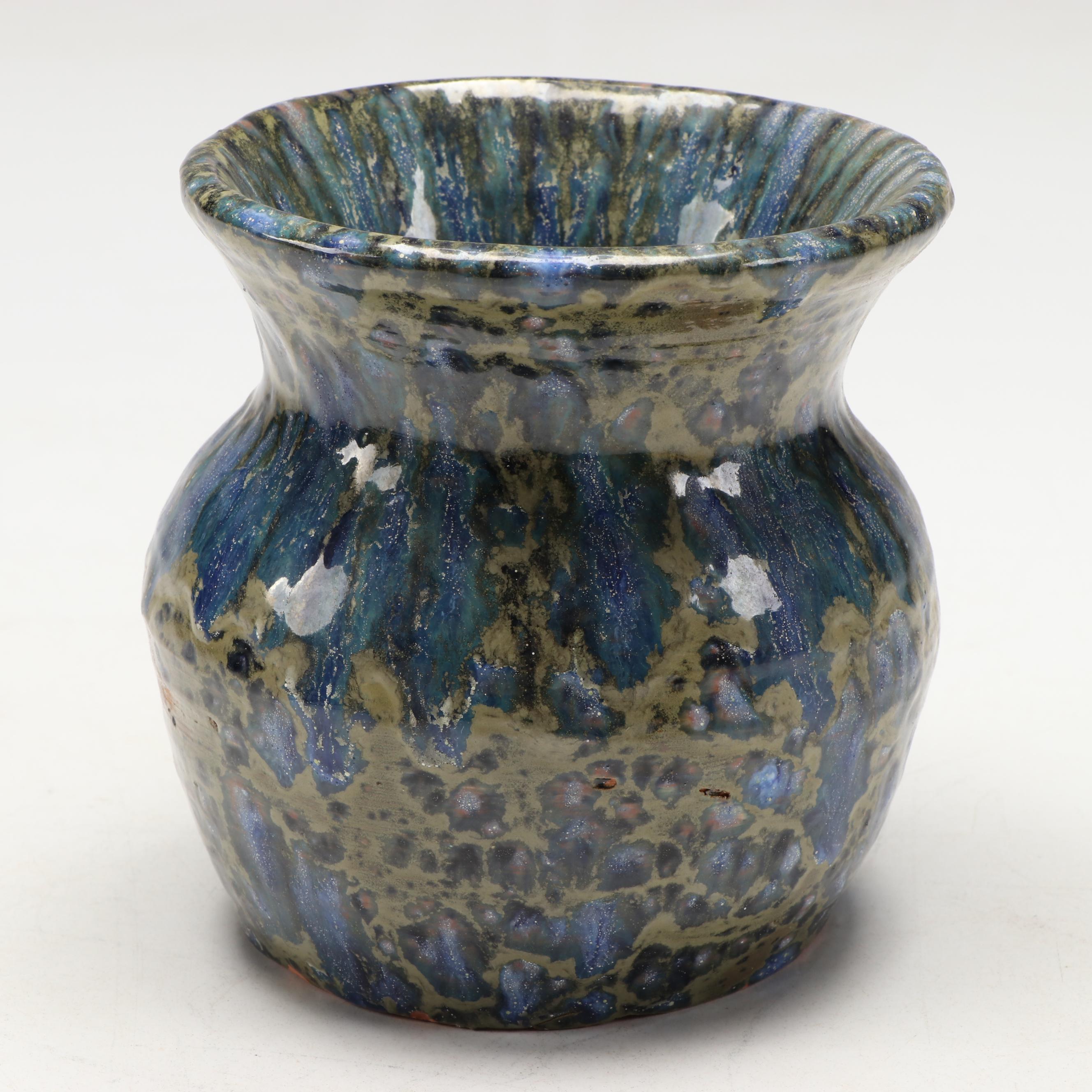 W. Lutz Art Pottery Vases and Bowls, Late 20th Century