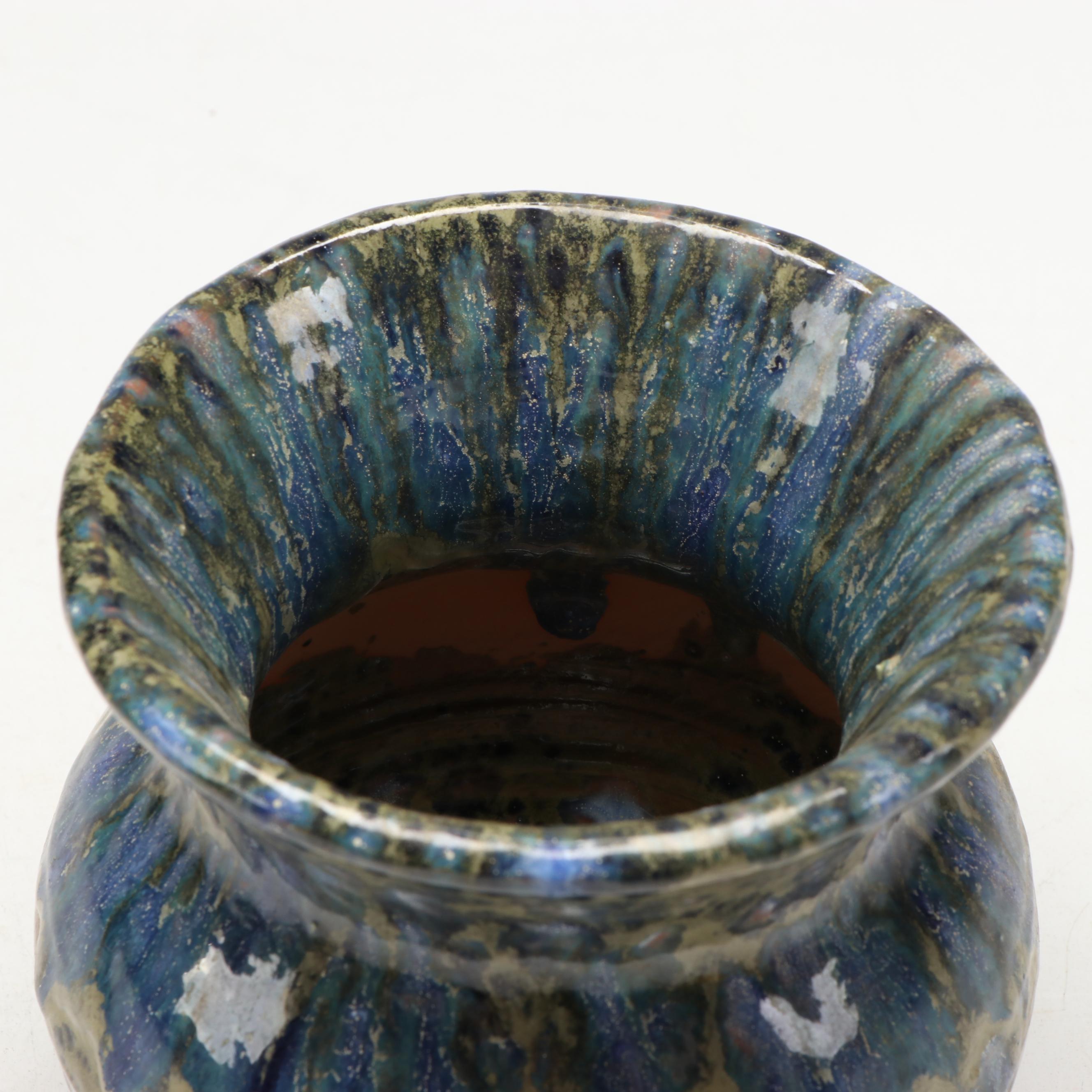 W. Lutz Art Pottery Vases and Bowls, Late 20th Century