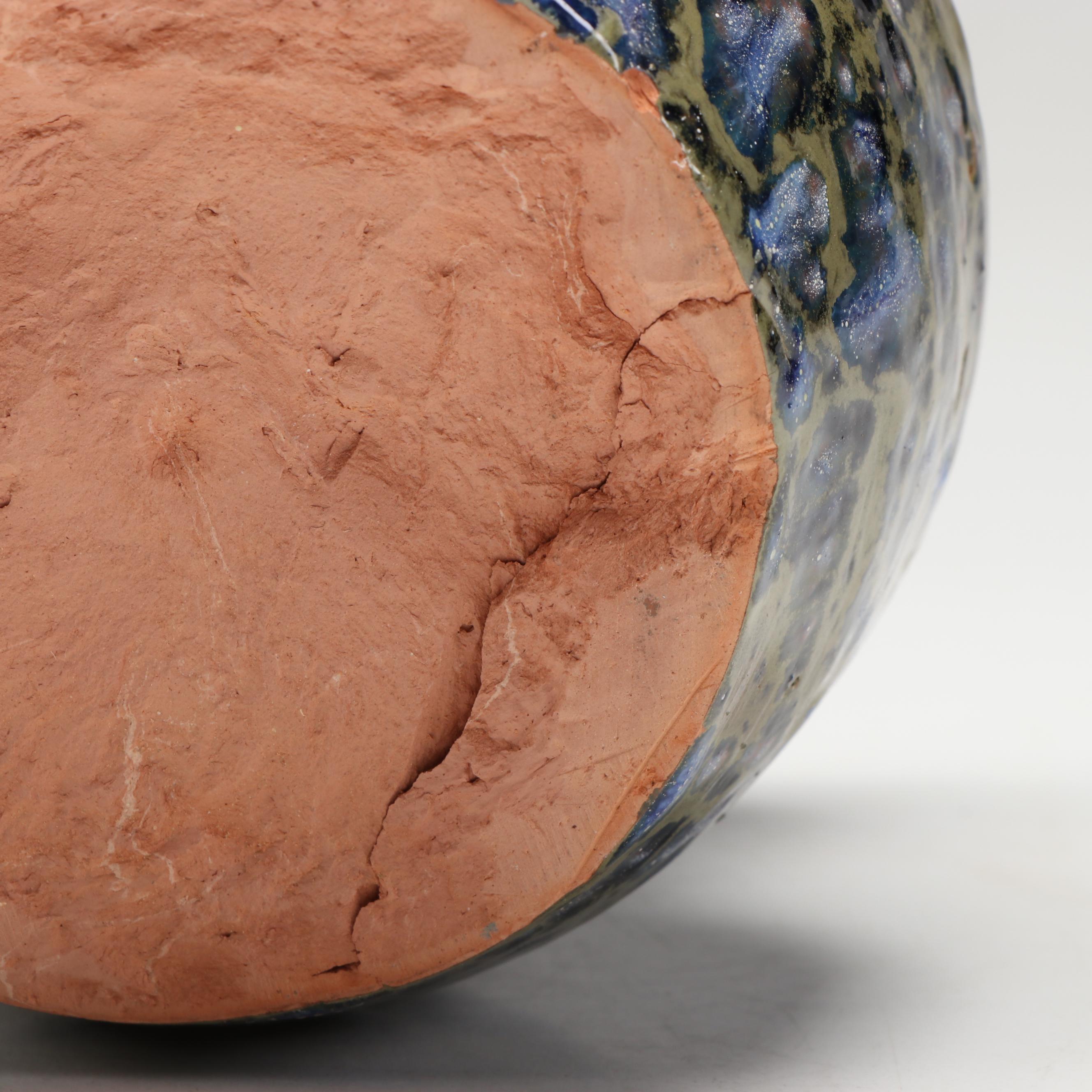 W. Lutz Art Pottery Vases and Bowls, Late 20th Century