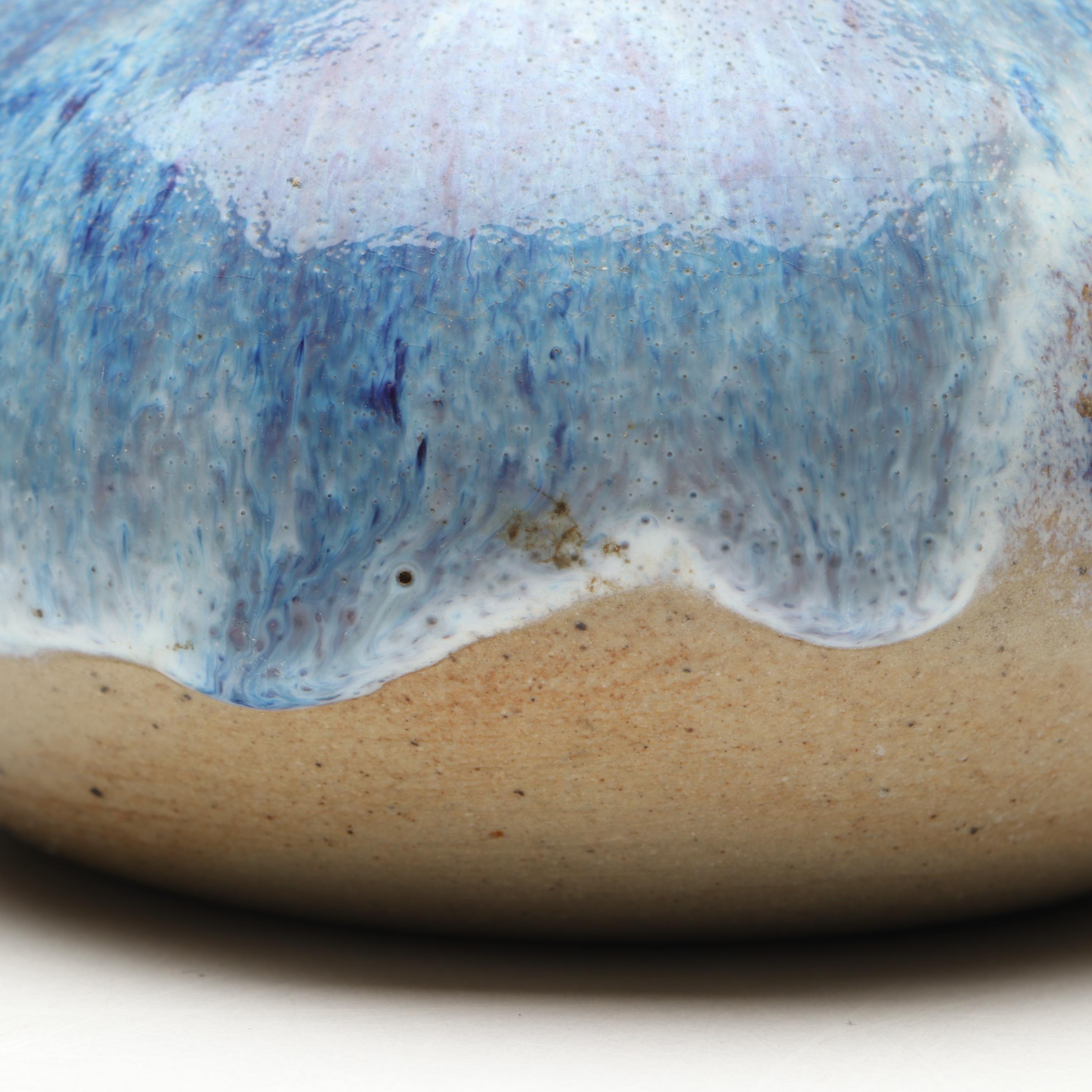 Lutz Art Pottery Stoneware Bud Vases