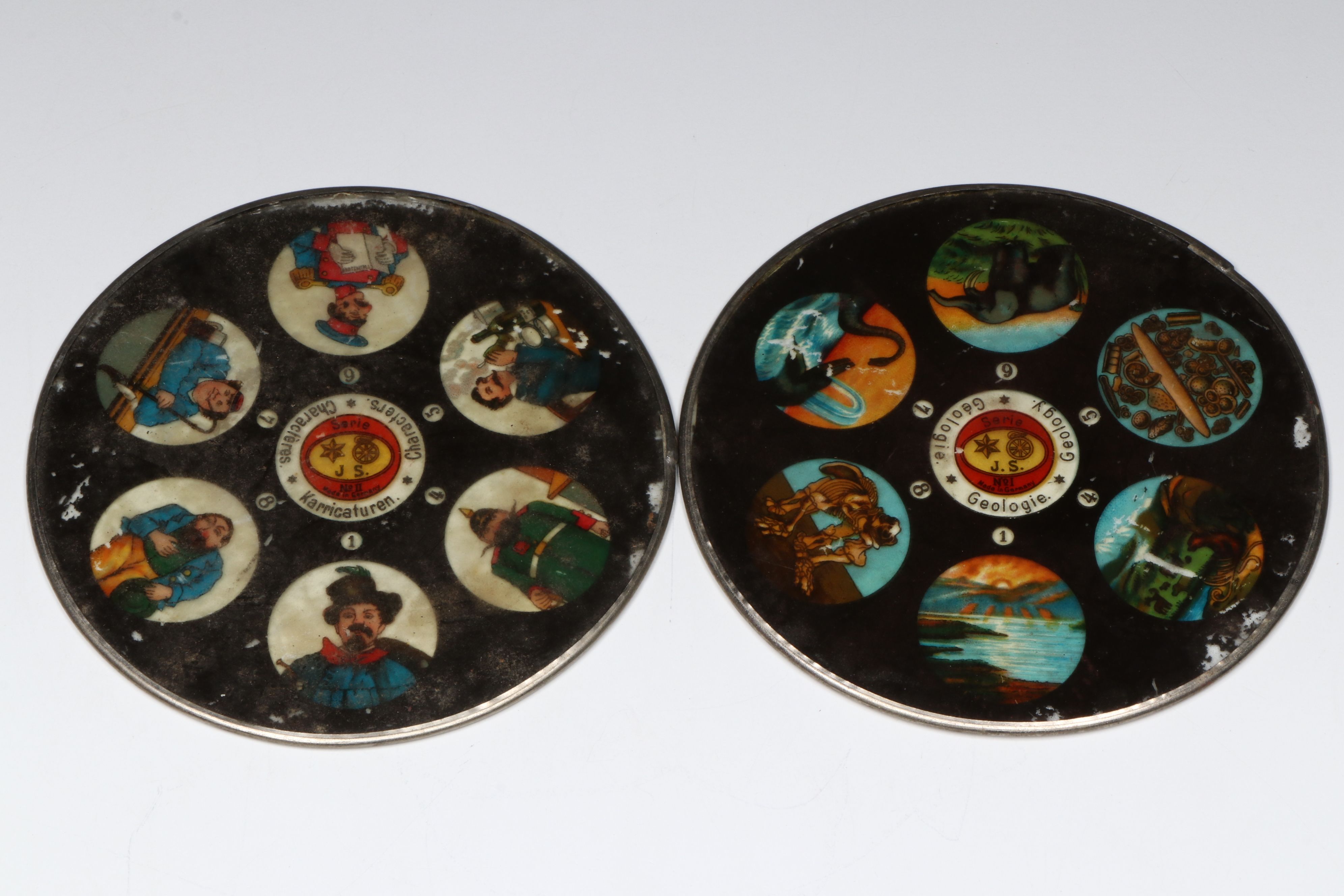 Magic Lantern Slides in Case, Late 19th/Early 20th Century