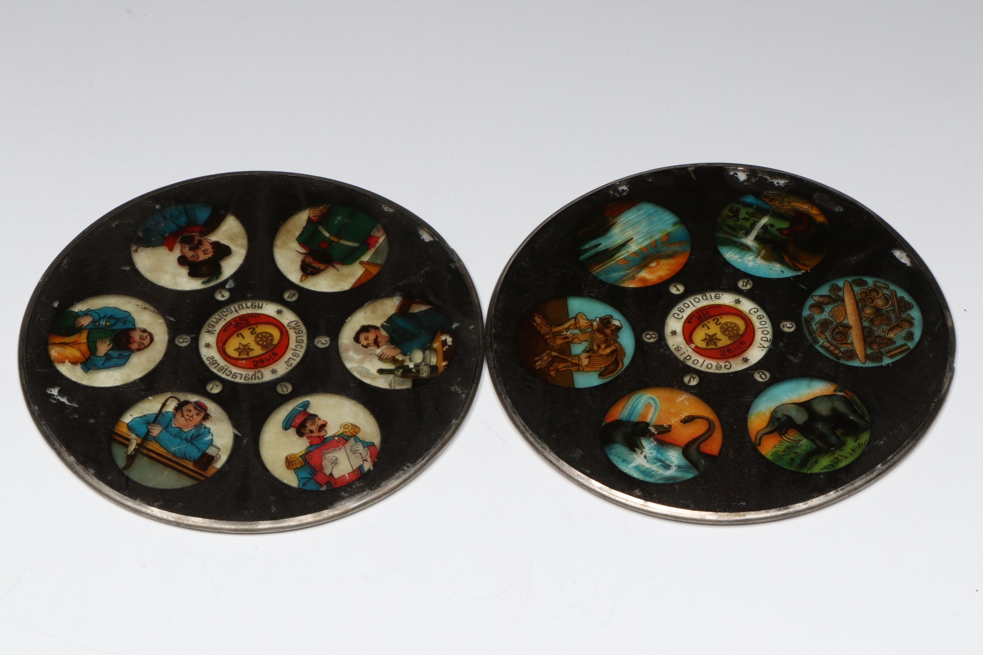 Magic Lantern Slides in Case, Late 19th/Early 20th Century