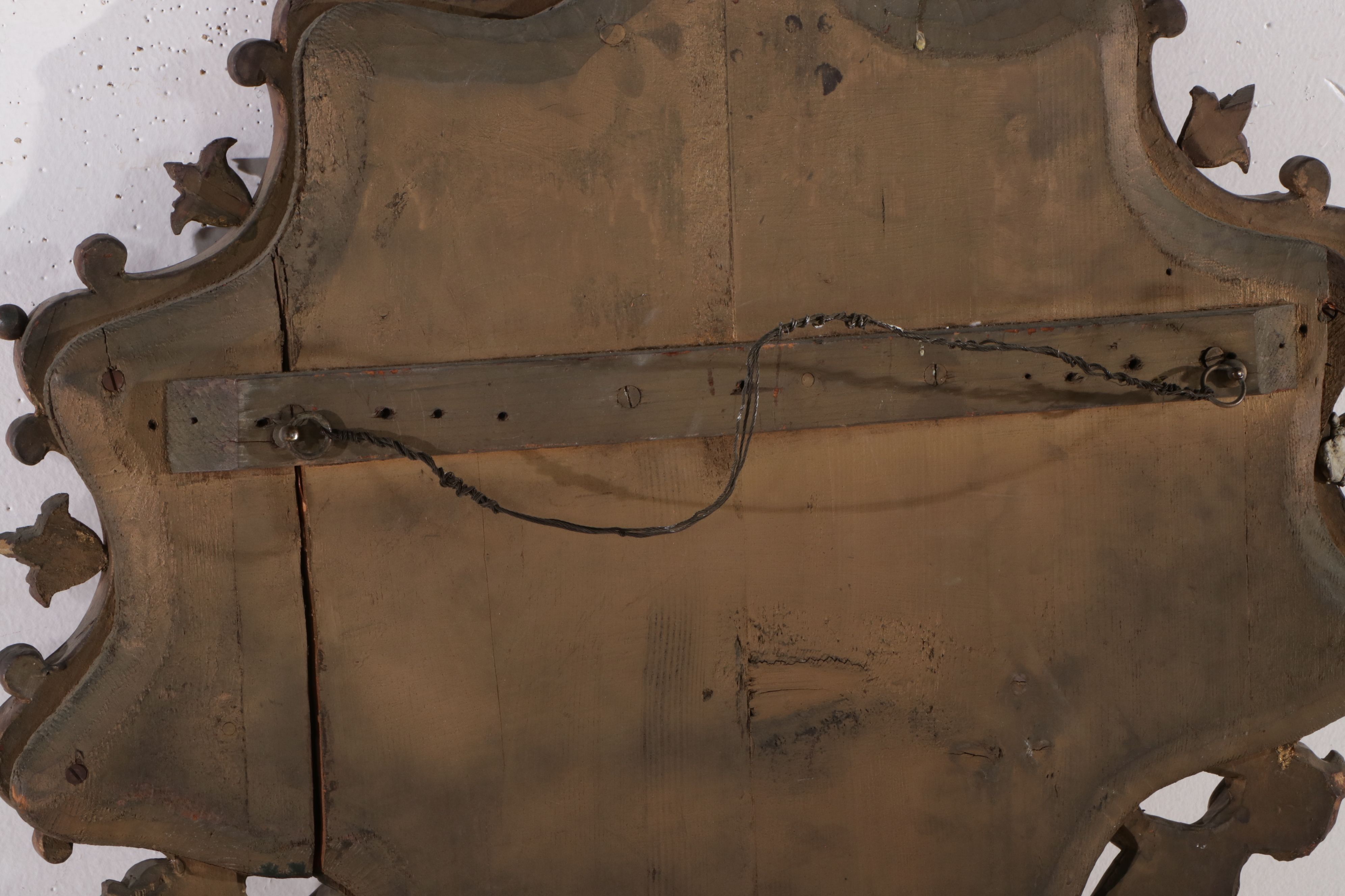 Italian Baroque Style Carved Giltwood Mirror