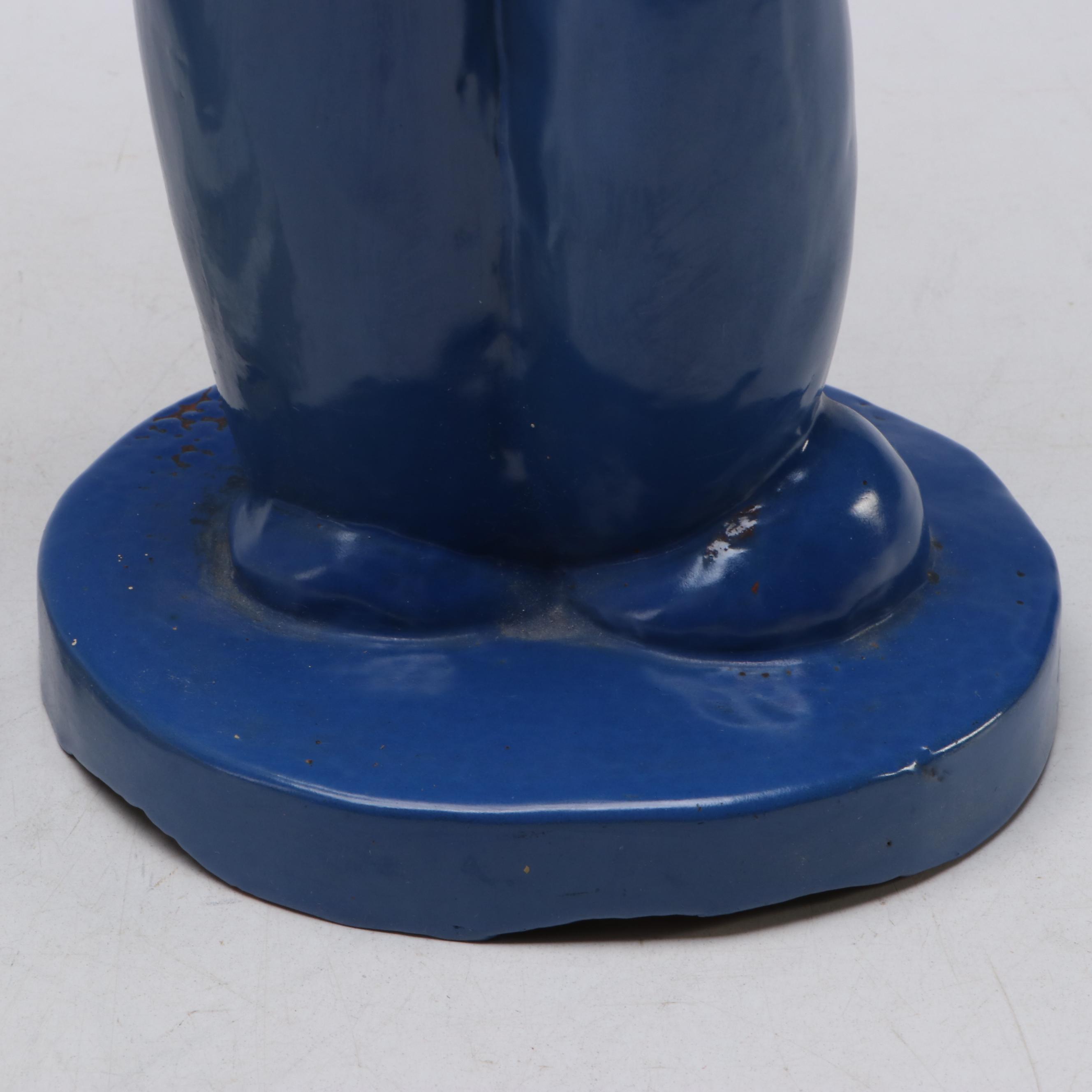 Frank Lutz Ceramic Statuettes, 1930s