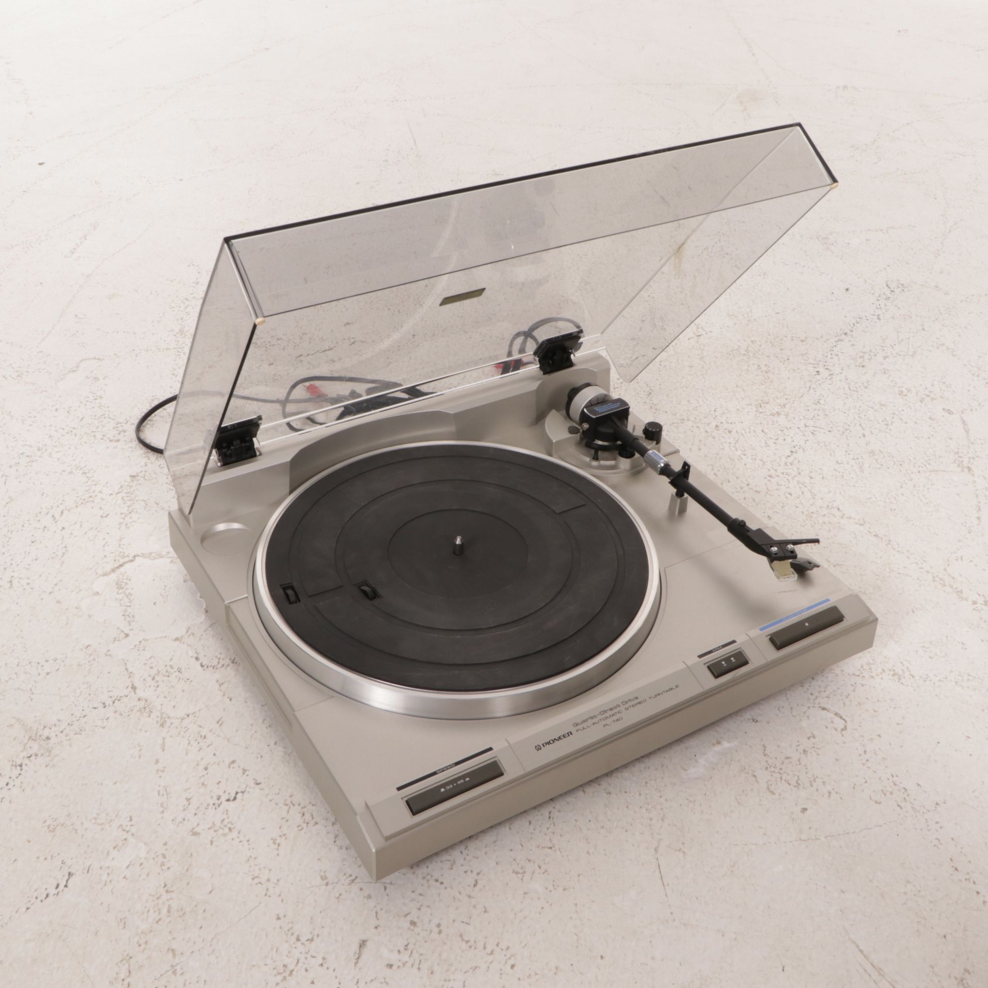 Pioneer Turntable, Amplifier, Tuner, and Equalizer, Late 20th Century