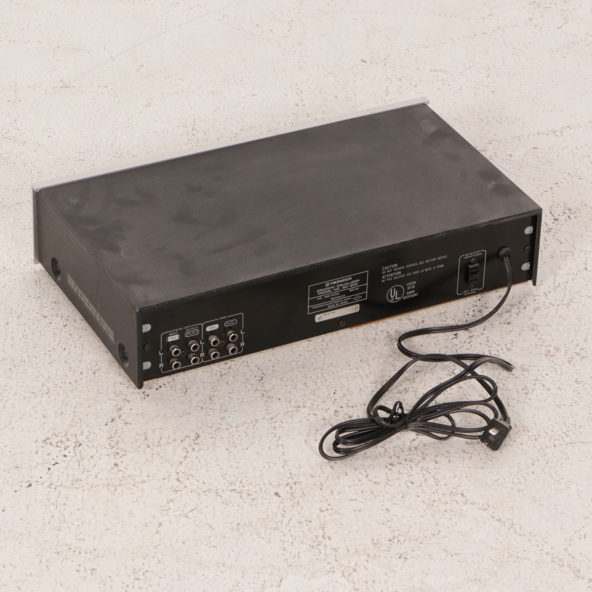 Pioneer Turntable, Amplifier, Tuner, and Equalizer, Late 20th Century