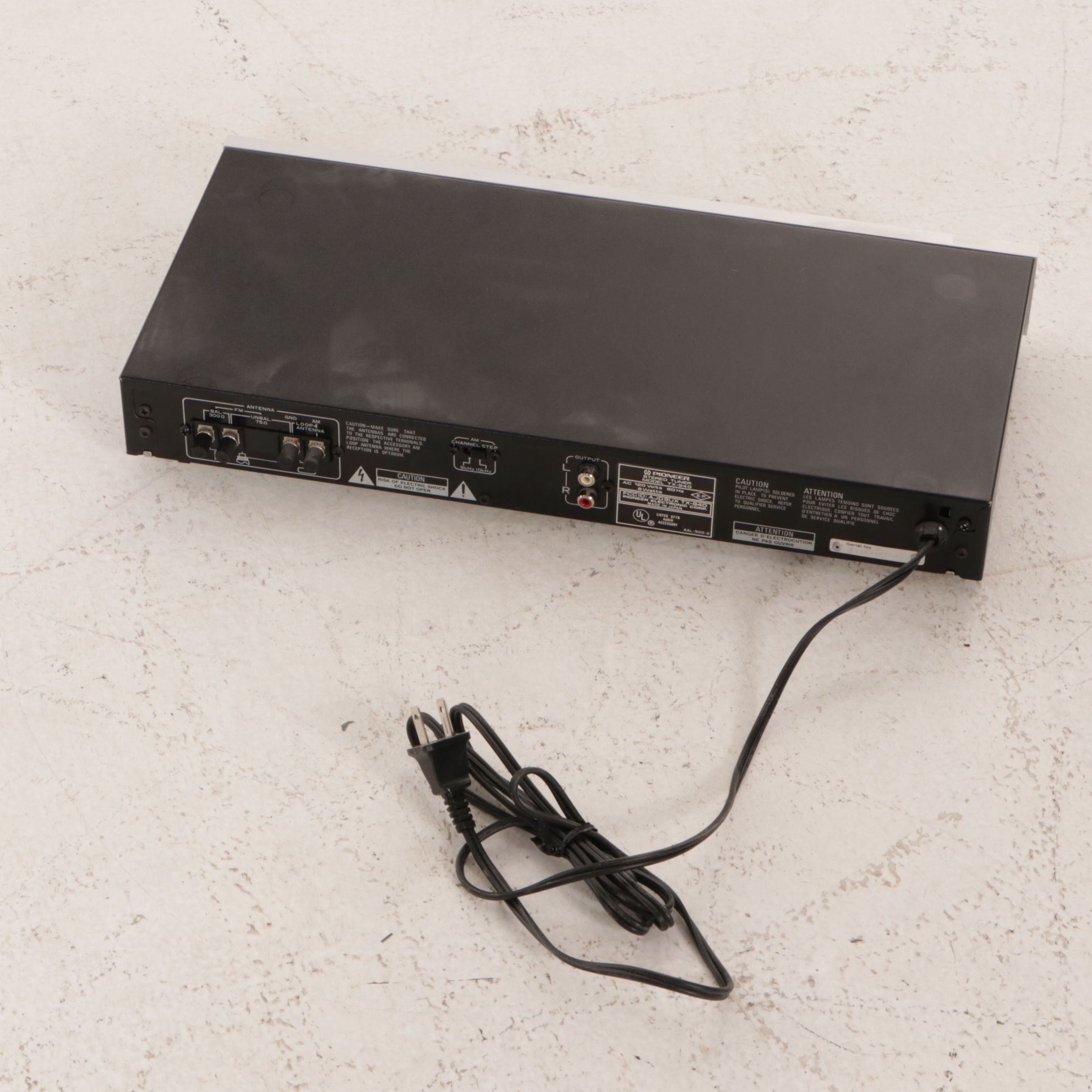 Pioneer Turntable, Amplifier, Tuner, and Equalizer, Late 20th Century