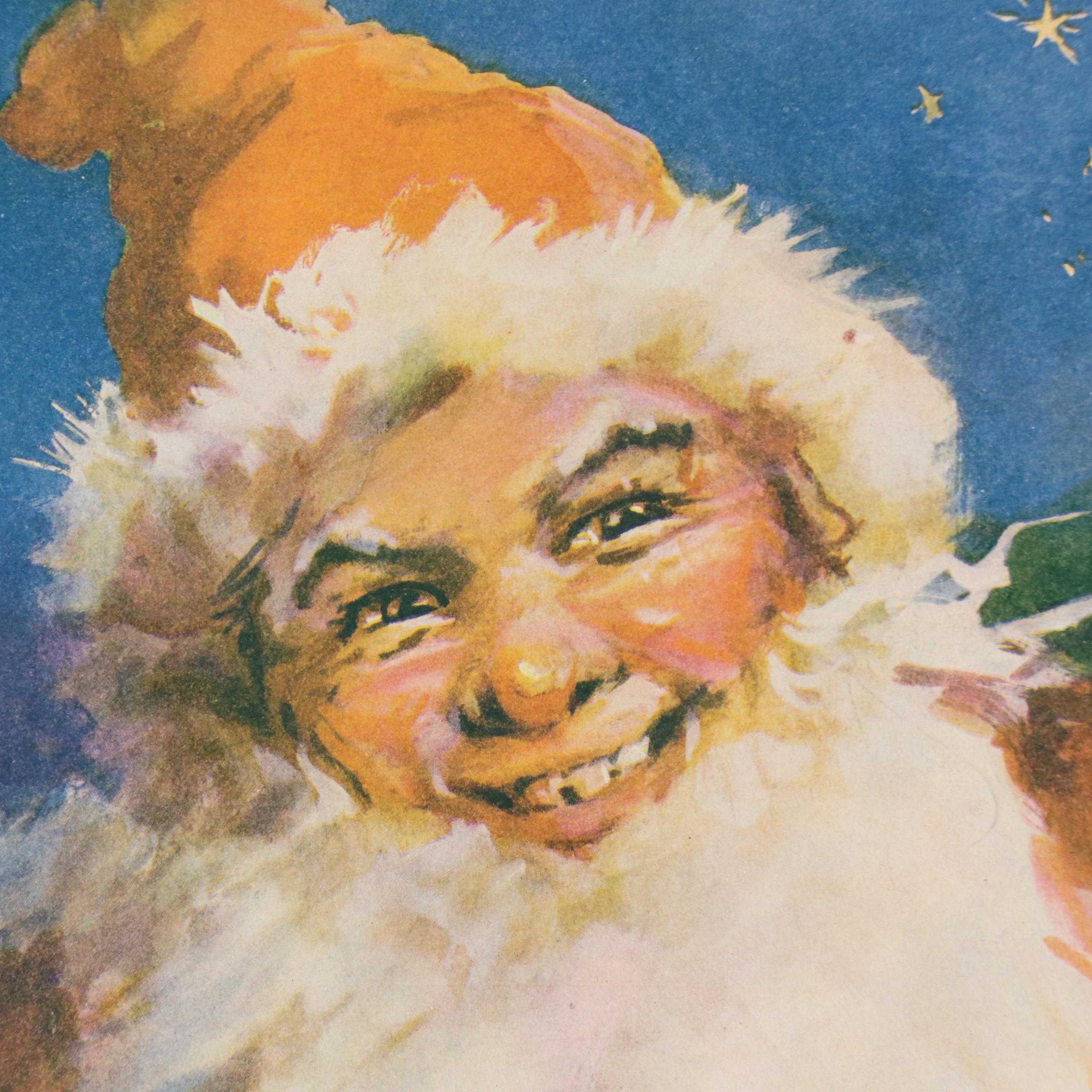 Offset Lithograph of Santa Claus After Frances Brundage, 20th Century
