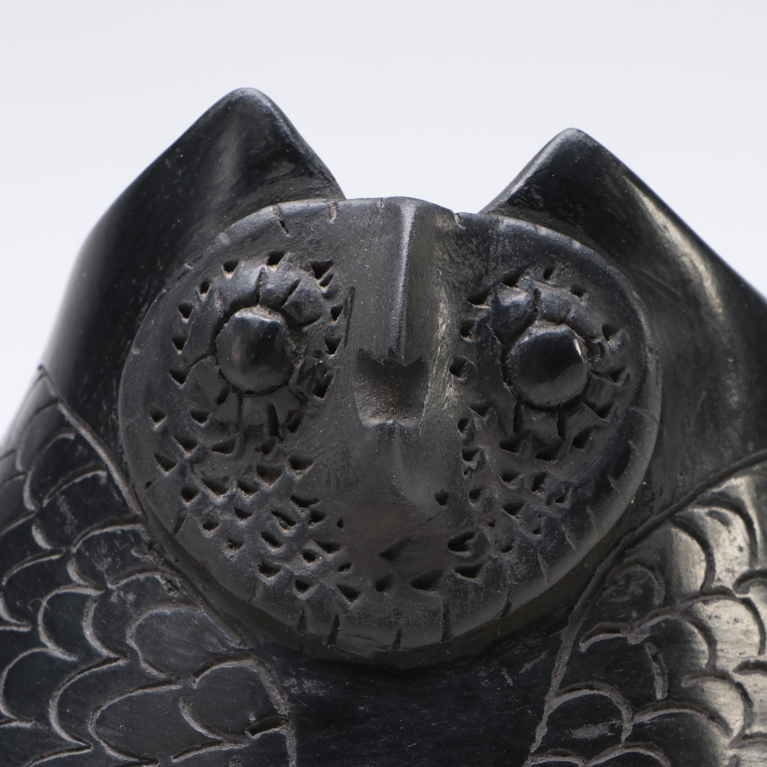 Lidia P. Matis Tribe Blackware Bird-Shaped Pot