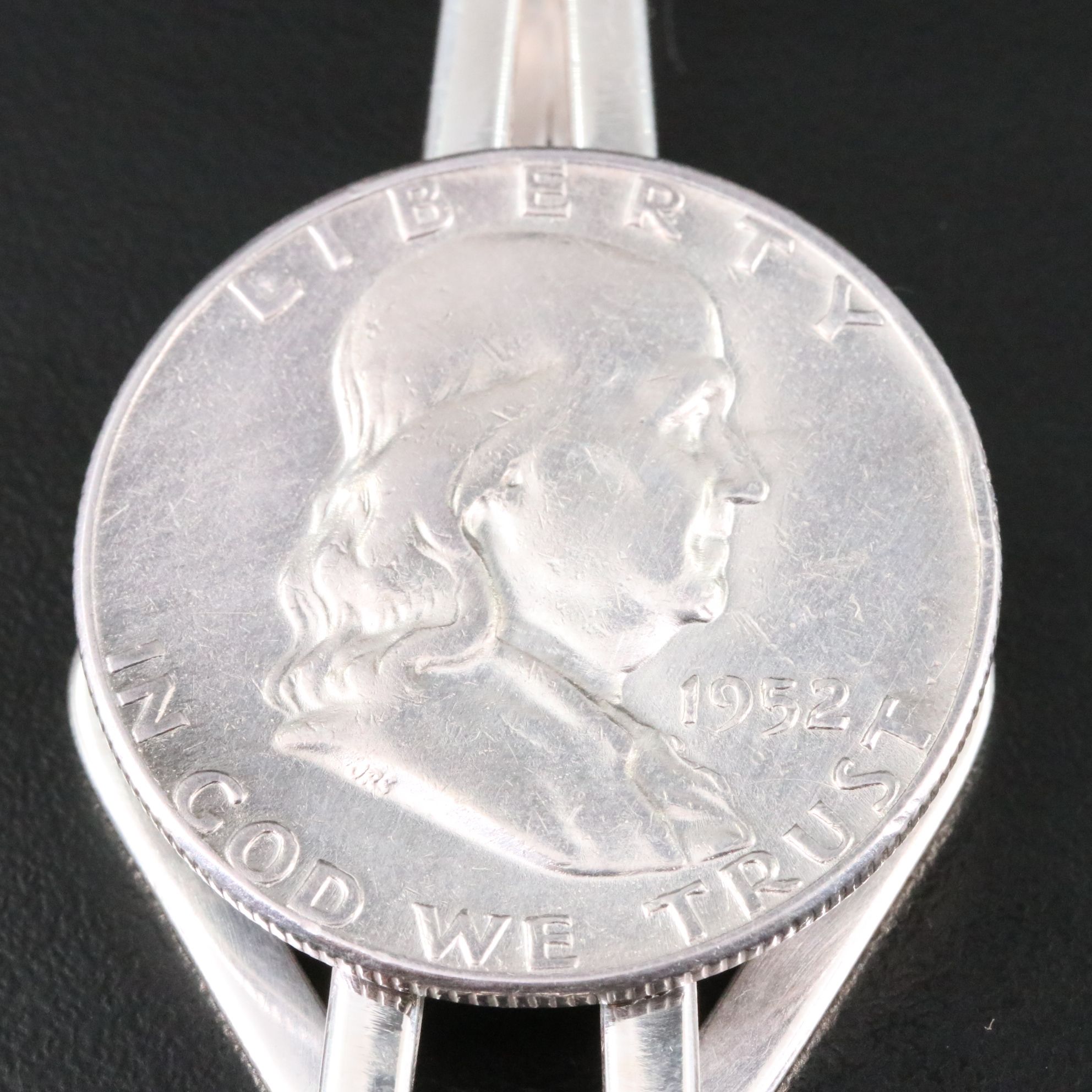 1952 Franklin Silver Half Dollar Money Clip