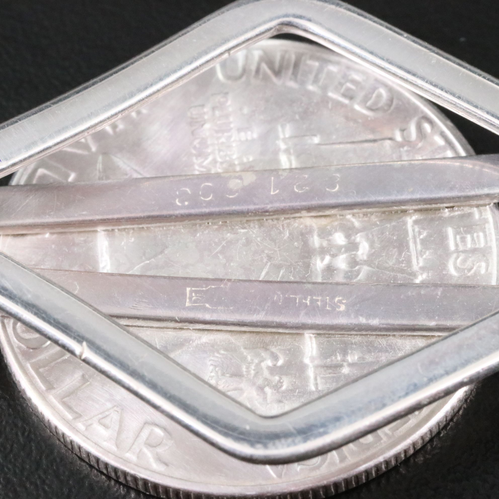 1952 Franklin Silver Half Dollar Money Clip