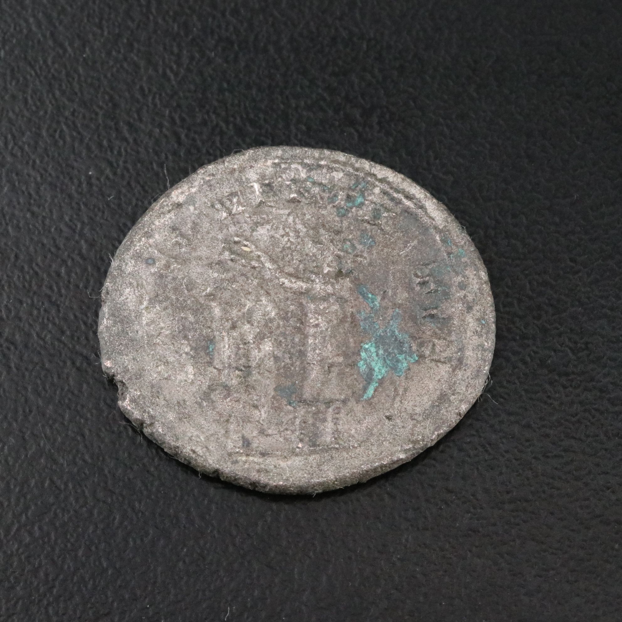 Ancient Roman Imperial Æ Antoninianus Coin of Valerian II, ca. 254 A.D.