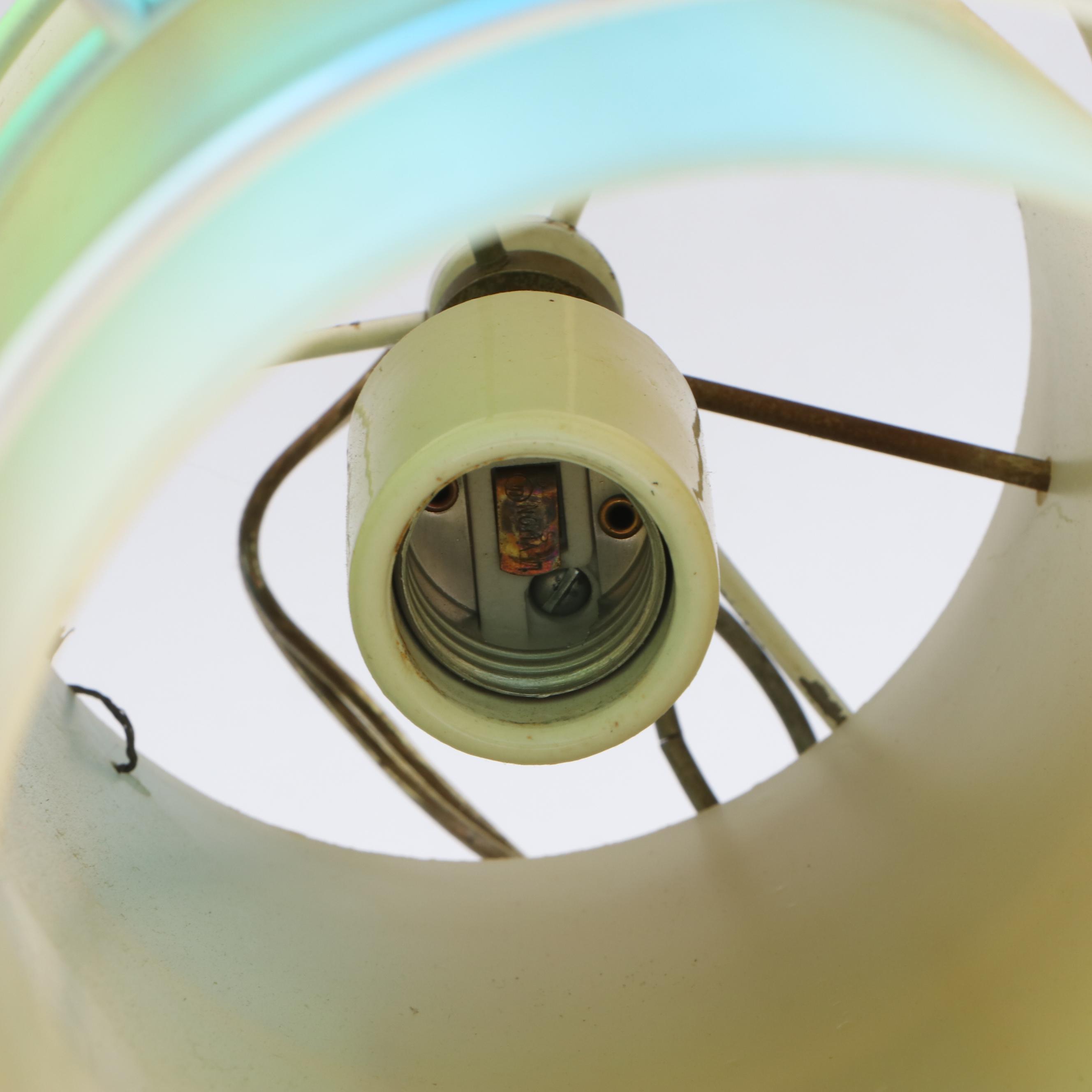 MCM Multicolor Plexiglass Retro Pendant Swag Light