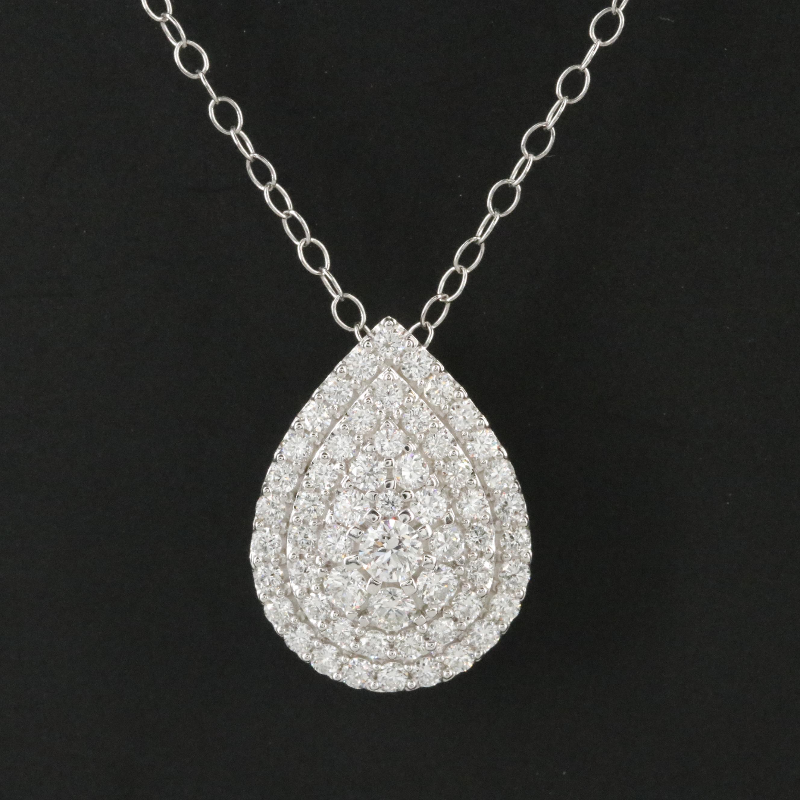 14K 1.01 CTW Lab Grown Diamond Necklace