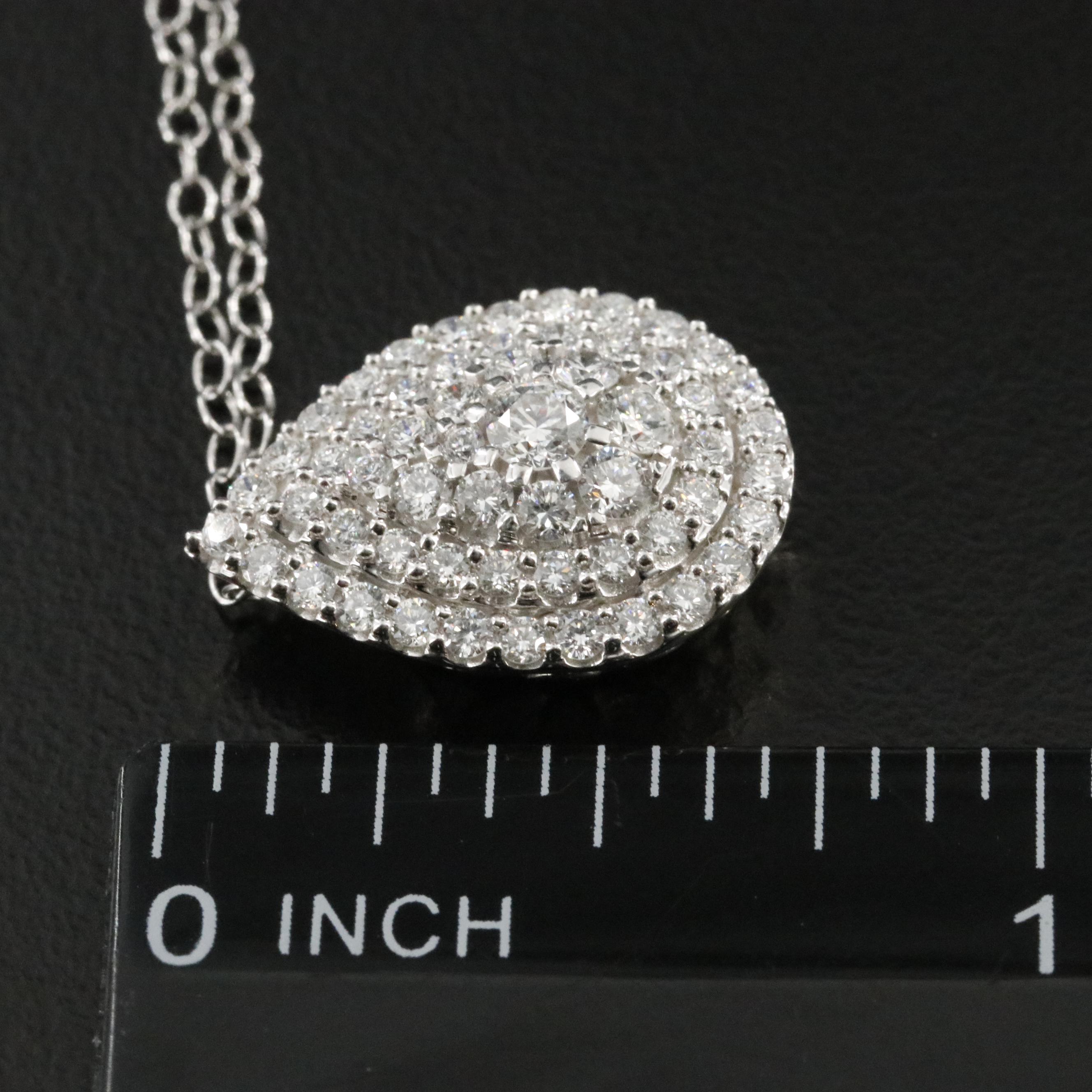 14K 1.01 CTW Lab Grown Diamond Necklace