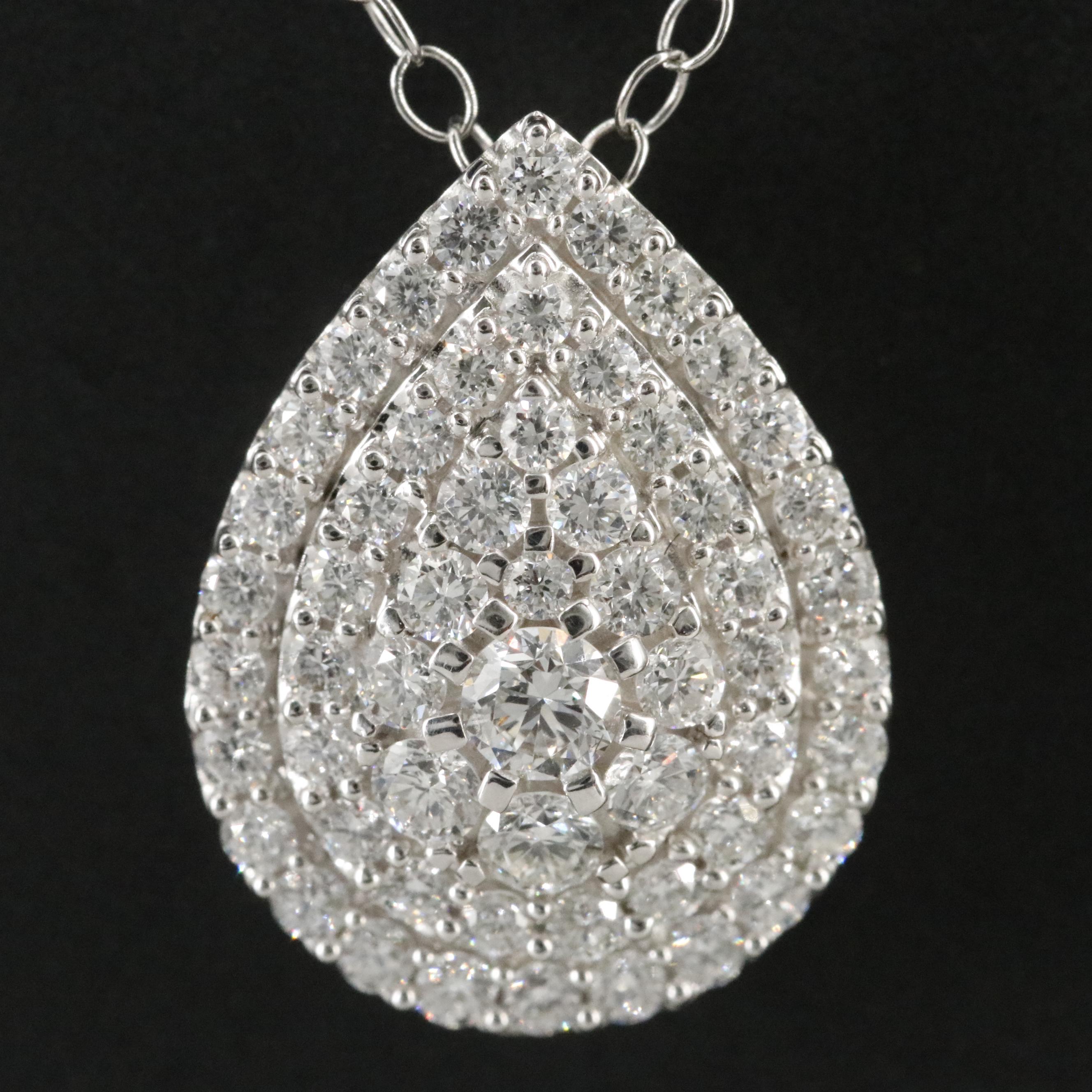 14K 1.01 CTW Lab Grown Diamond Necklace