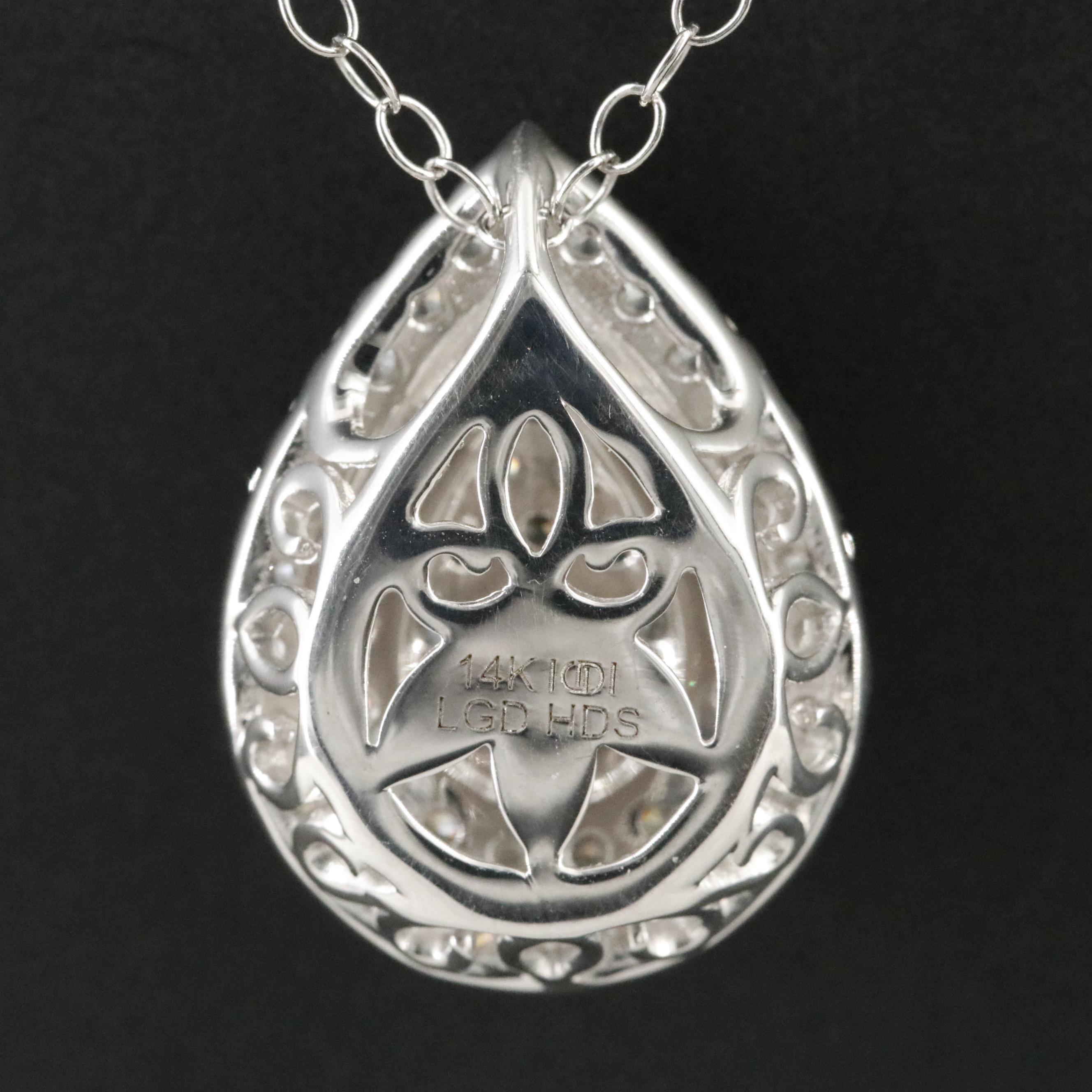 14K 1.01 CTW Lab Grown Diamond Necklace