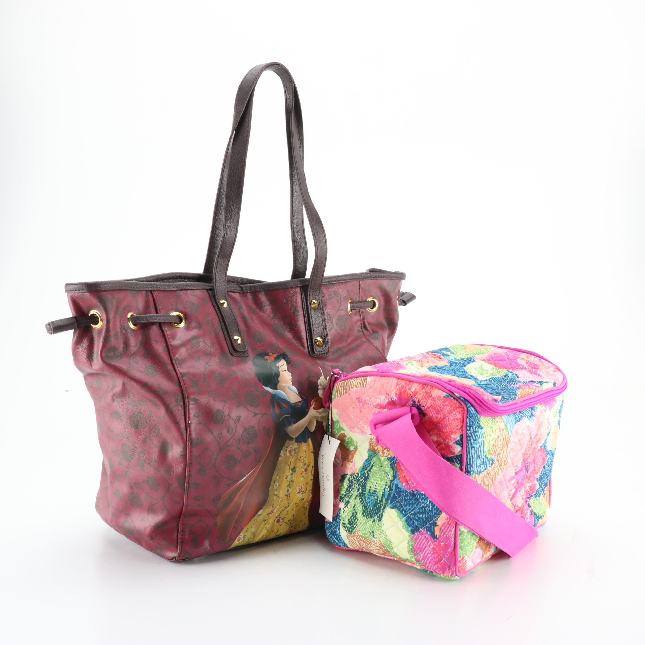 Disney Fairytale Collection Snow White & Evil Queen Tote W Vera Bradley Lunchbox