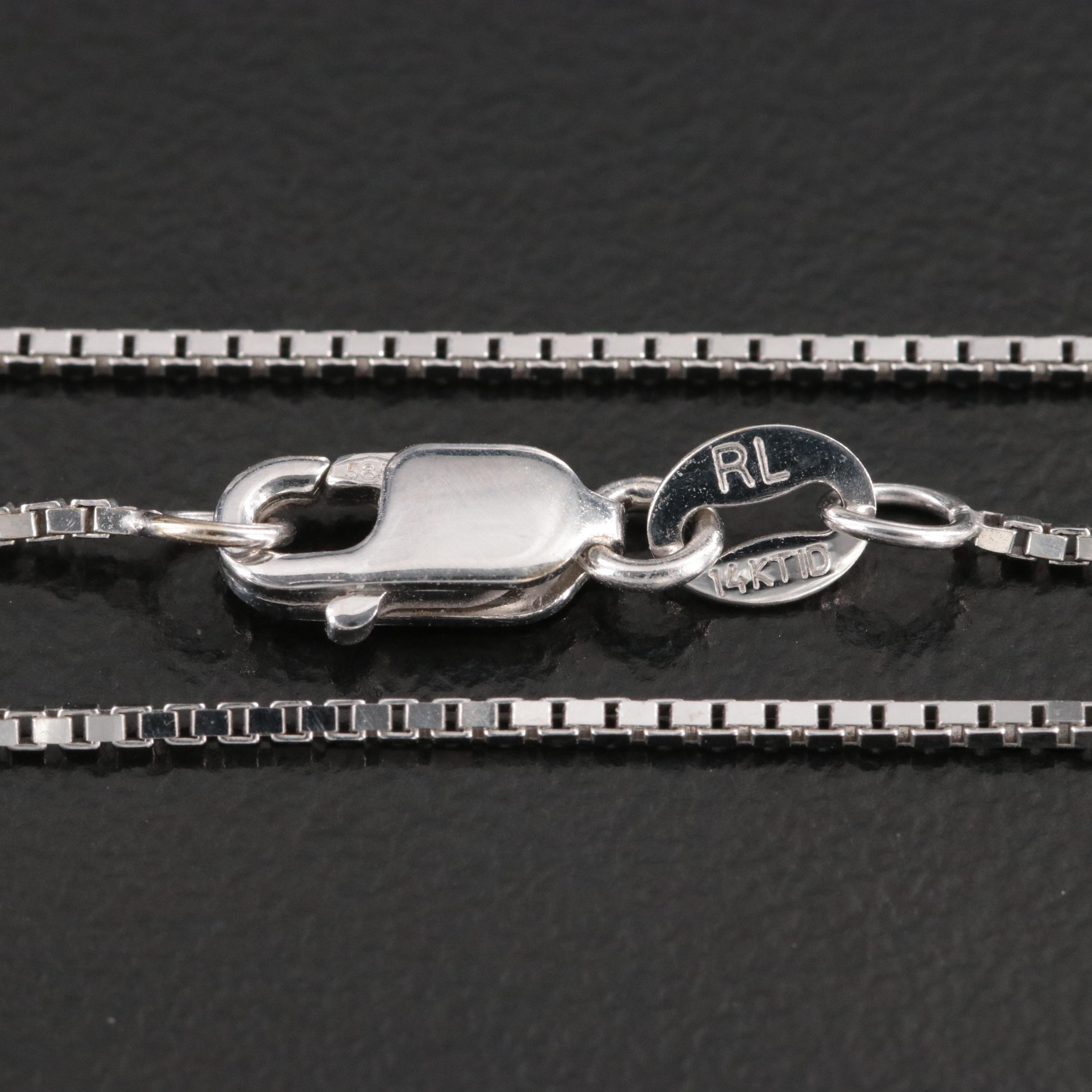 14K 0.50 CTW Diamond Pendant Necklace