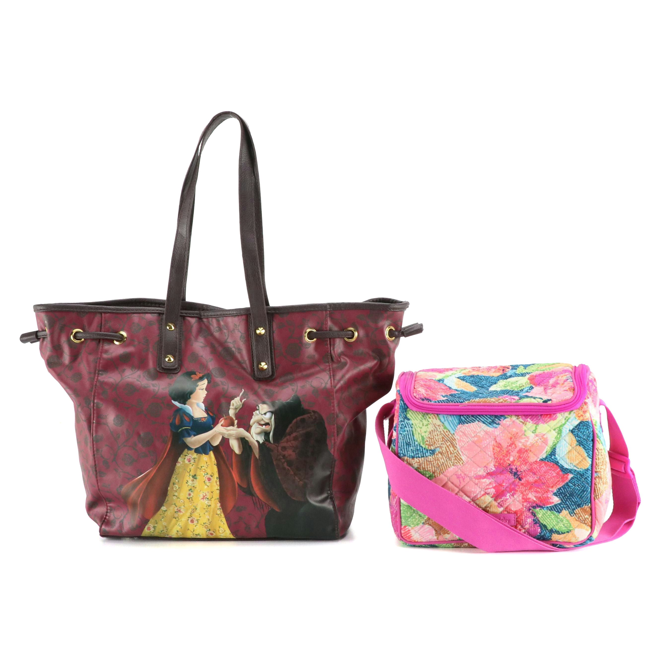 Disney Fairytale Collection Snow White & Evil Queen Tote W Vera Bradley Lunchbox